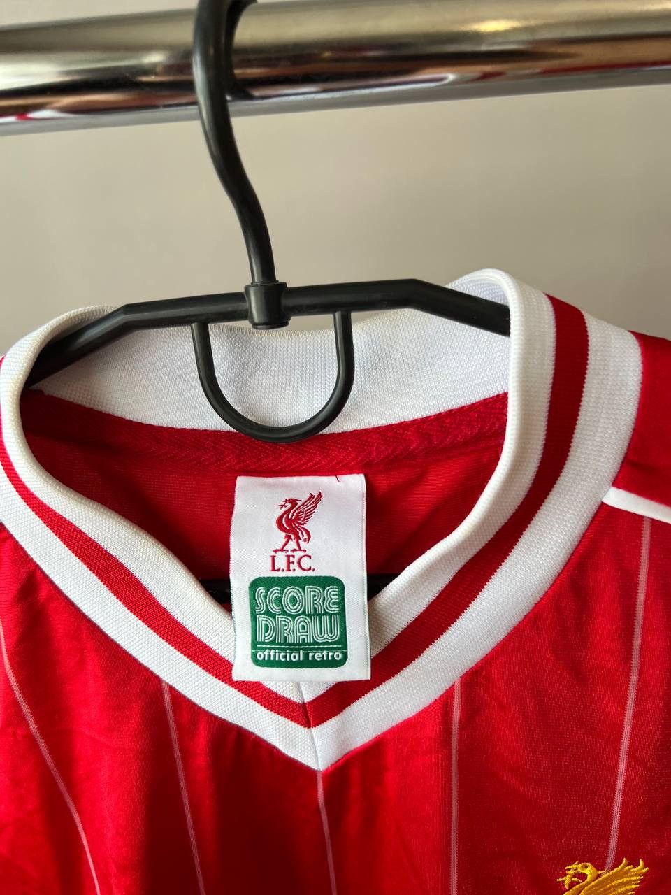 Sports Specialties 1982/83 LIVERPOOL REMAKE SCORE DRAW SOCCER FOOTBALL JERSEY Size US M / EU 48-50 / 2 - 6 Thumbnail