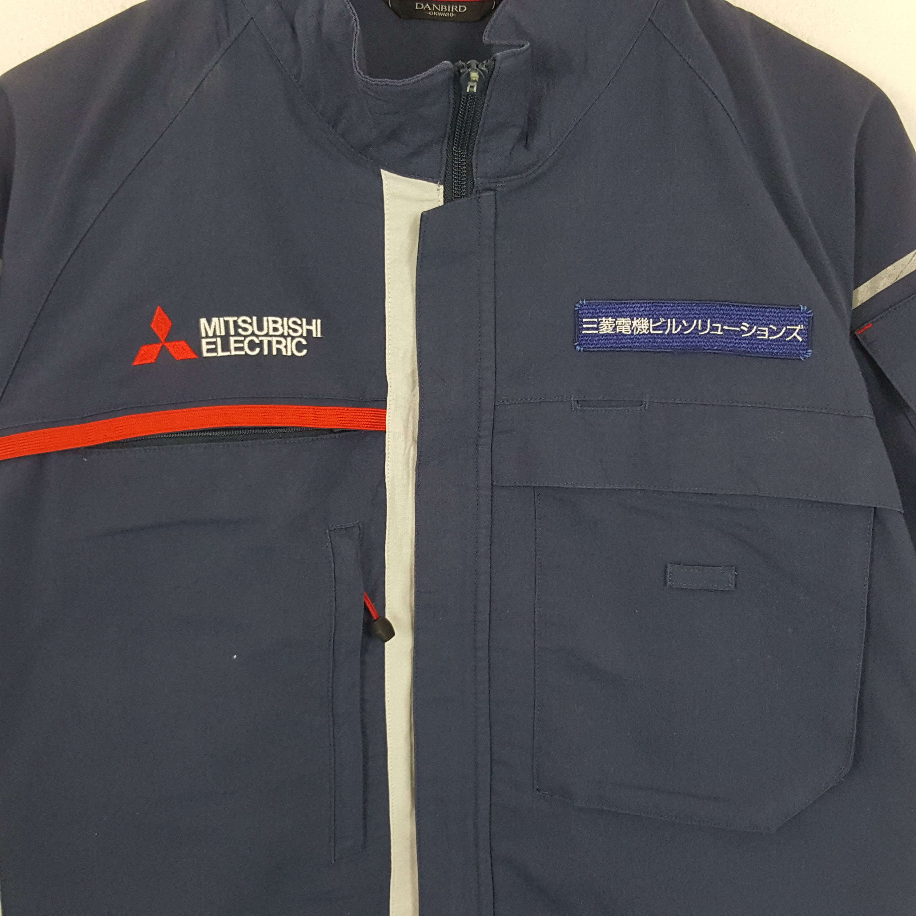 Japanese Brand × Vintage Vintage Mitsubishi Electric Worker Zipper Jacket Size US L / EU 52-54 / 3 - 2 Thumbnail