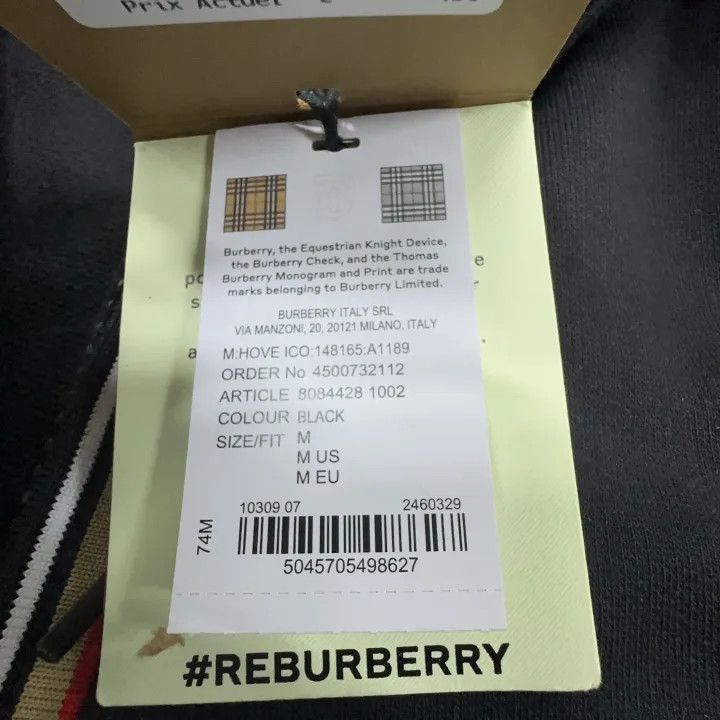 Burberry Burberry Burberry Striped Hoodie for Men in Black-2507 Size US M / EU 48-50 / 2 - 6 Thumbnail