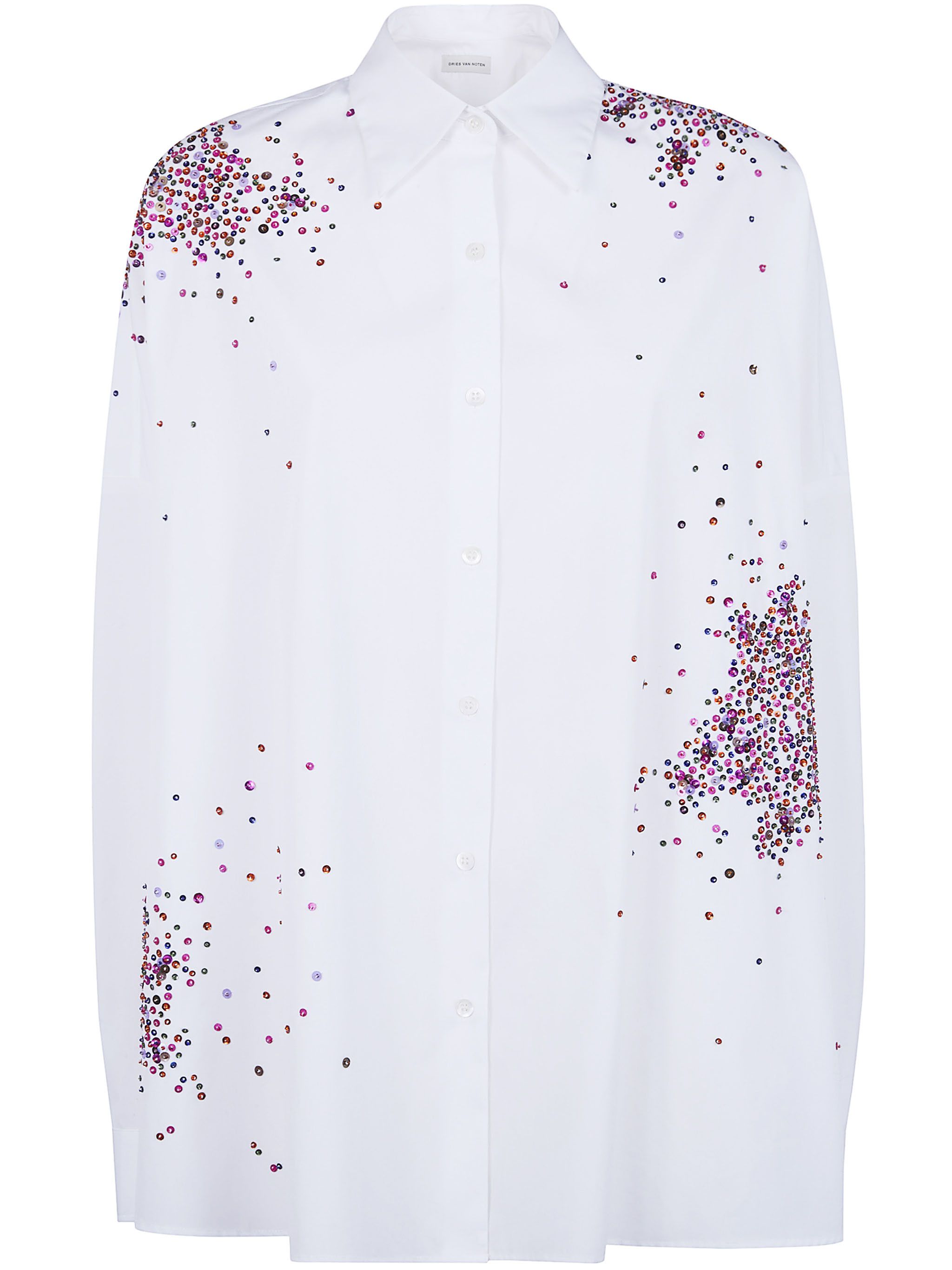Dries Van Noten "CASIA" EMBROIDERED SHIRT Size S / US 4 / IT 40 - 1 Thumbnail