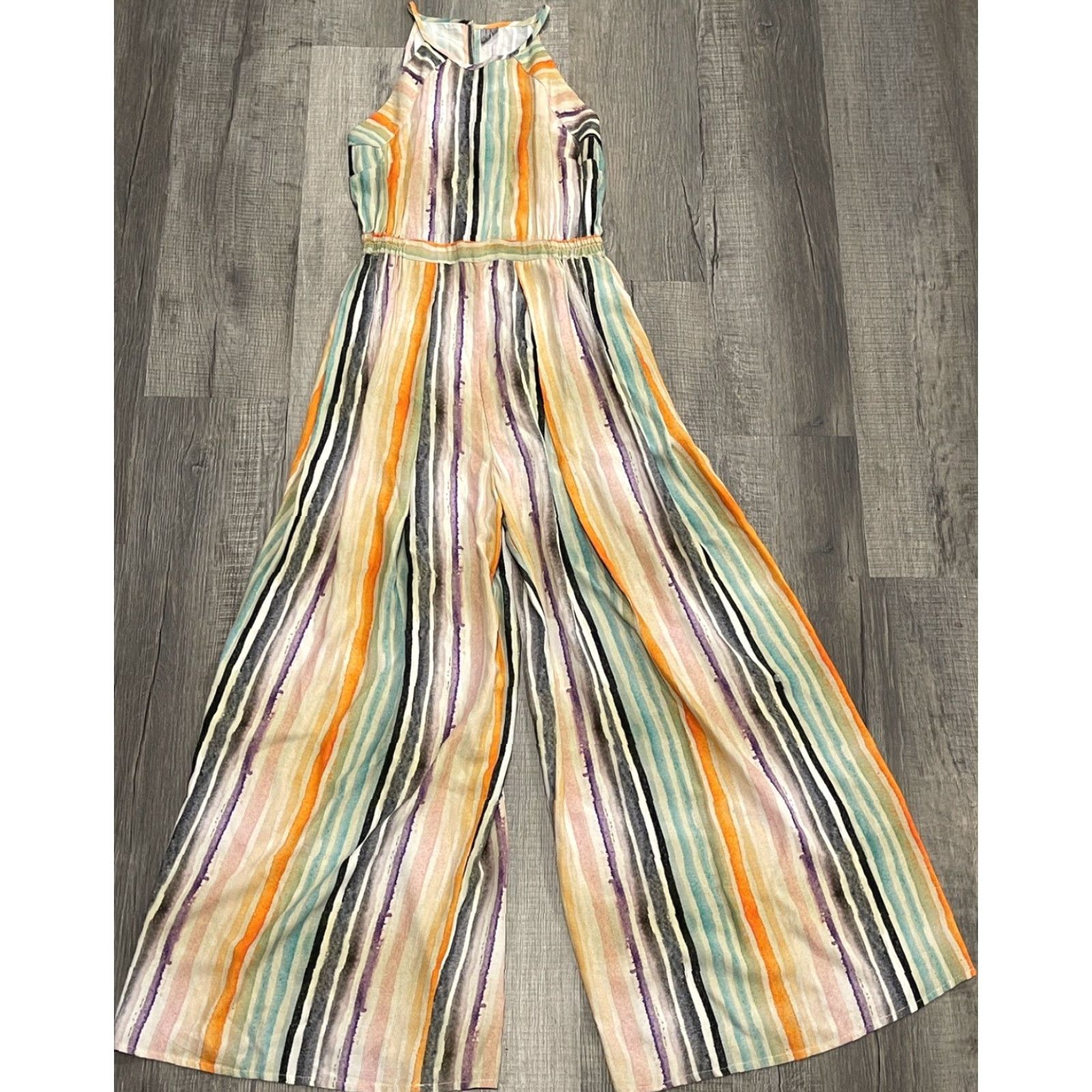 Anthropologie Anthropologie Jumpsuit Women’s XS Multicolor Striped London Gallery Row Size 26" / US 2 / IT 38 - 5 Thumbnail