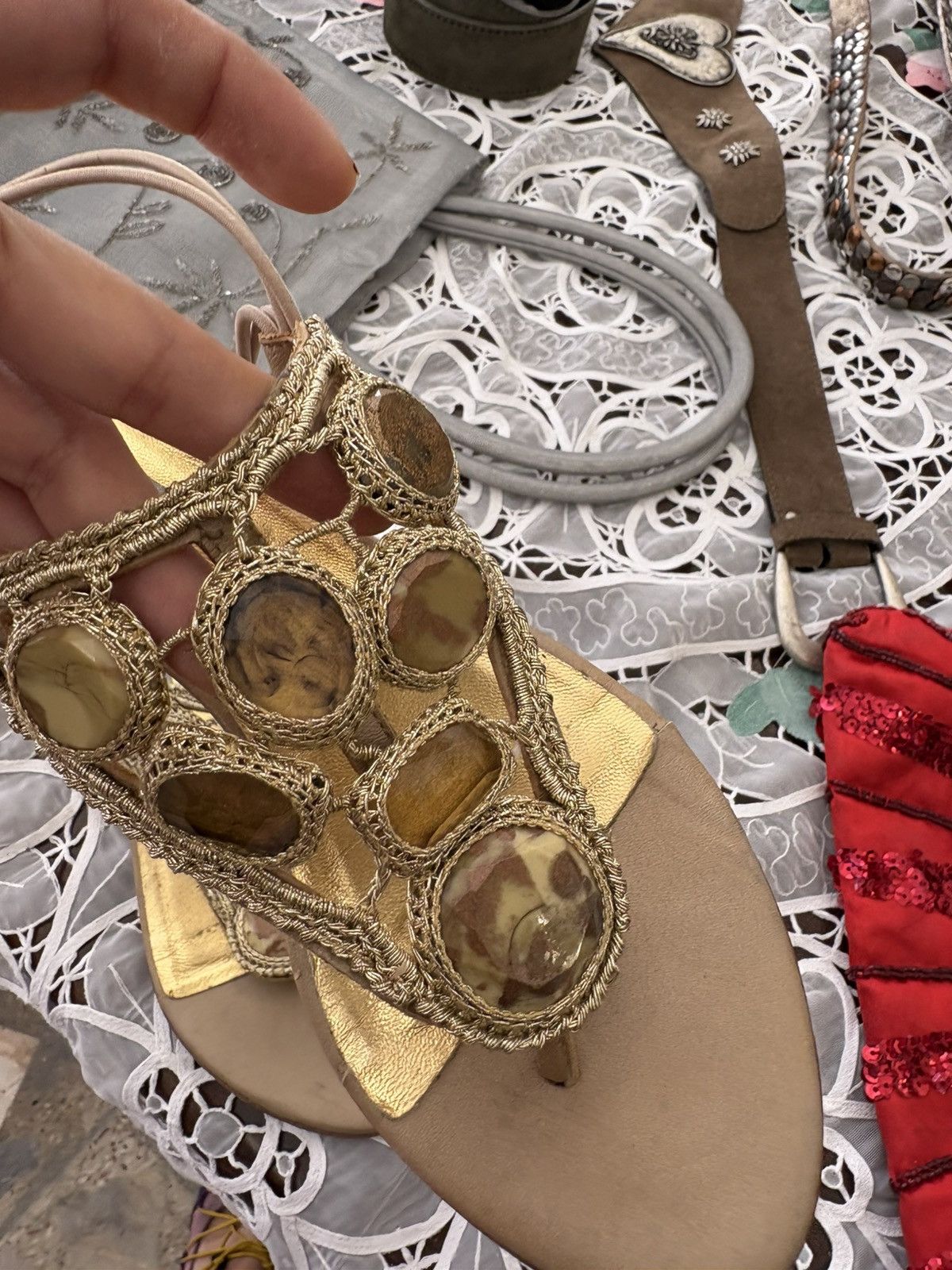 Vintage Gianna Meliani sandals Size US 6 / IT 36 - 12 Thumbnail