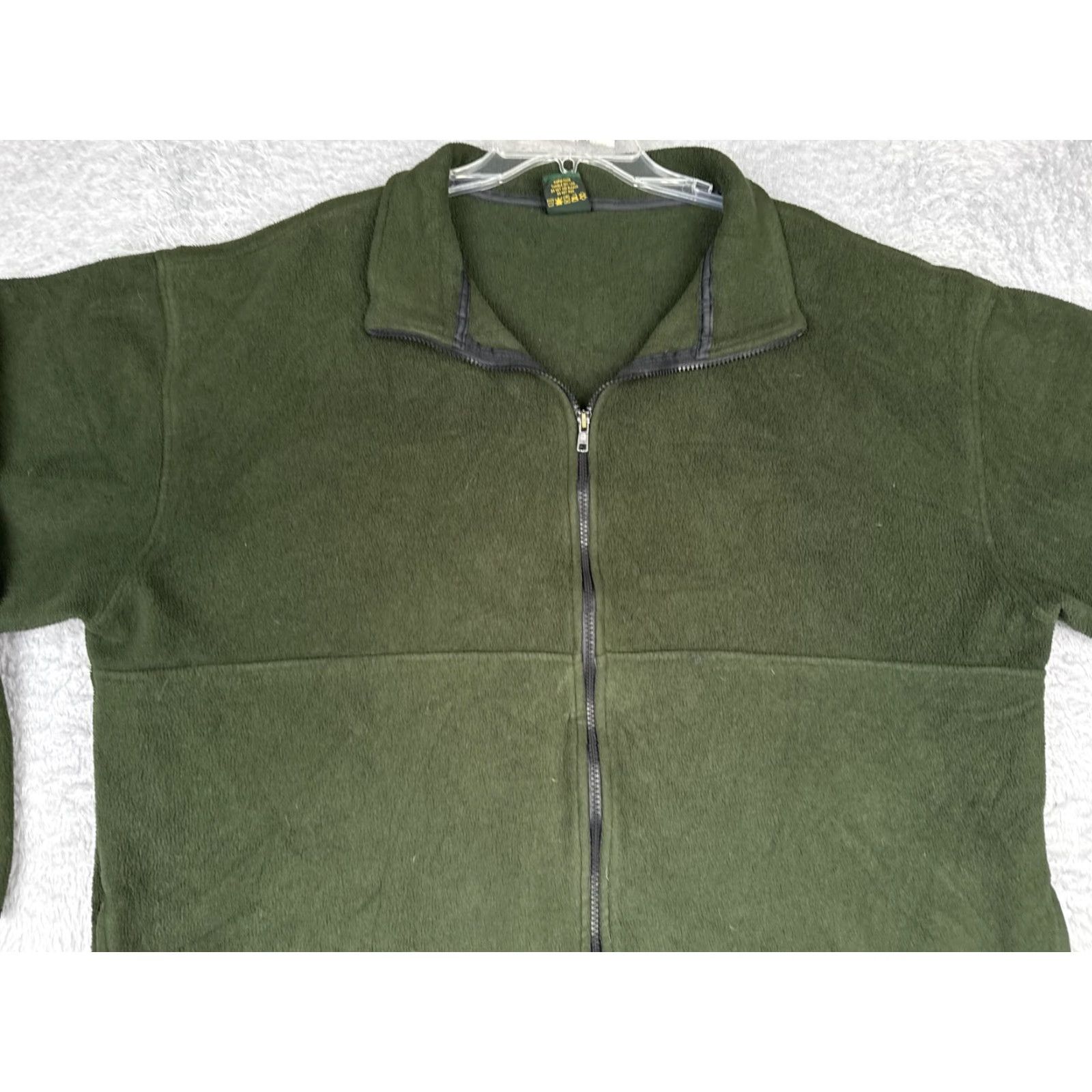 Vintage Cabela's Jacket Mens XL Green Fleece Full Zip Pockets Made In USA Outdoor Hiking Windbreaker Size US XL / EU 56 / 4 - 4 Thumbnail