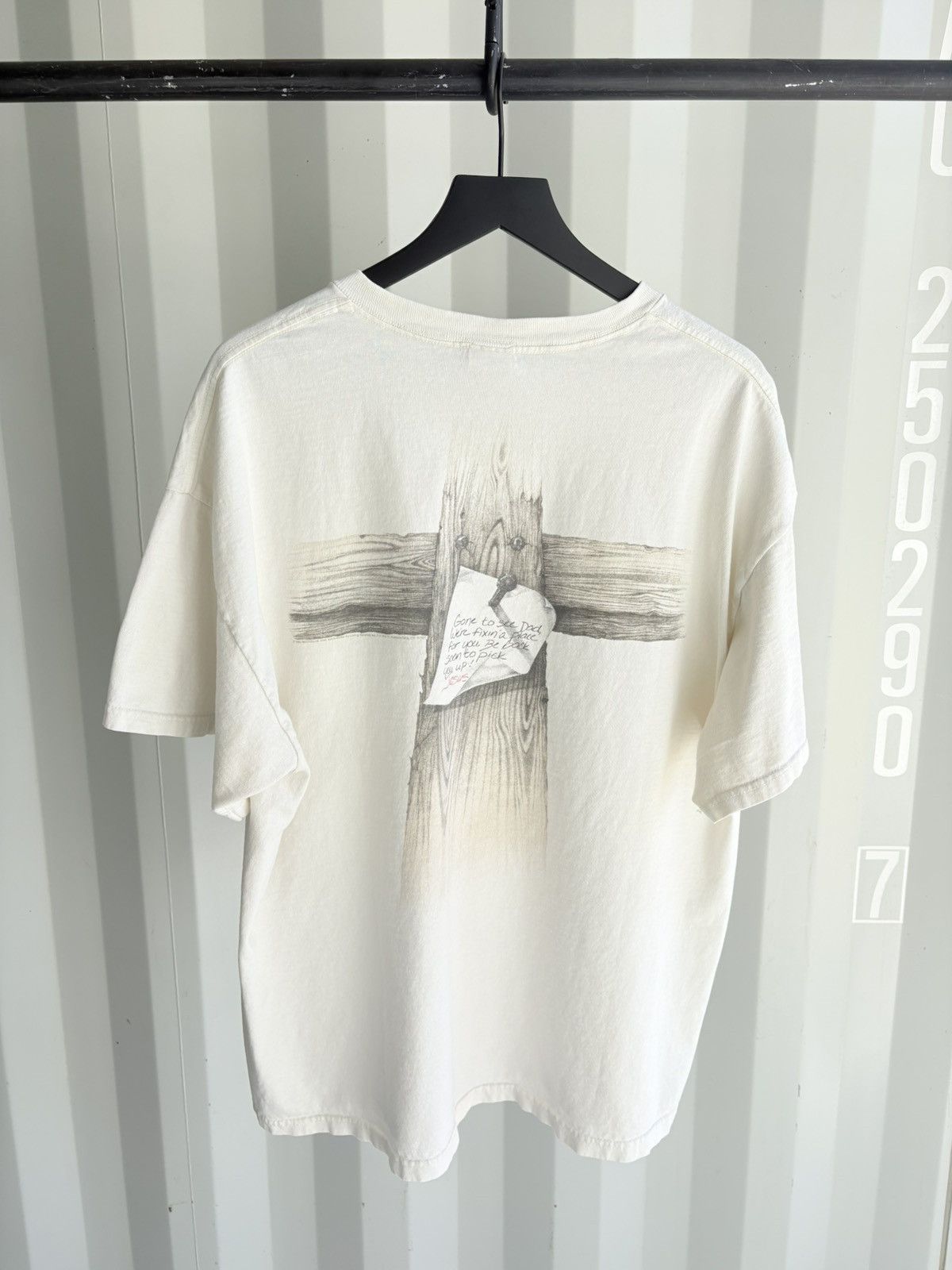 Vintage Gone to See Dad Jesus Thrashed Distressed Faded ERD Grunge Size US XXL / EU 58 / 5 - 5 Thumbnail