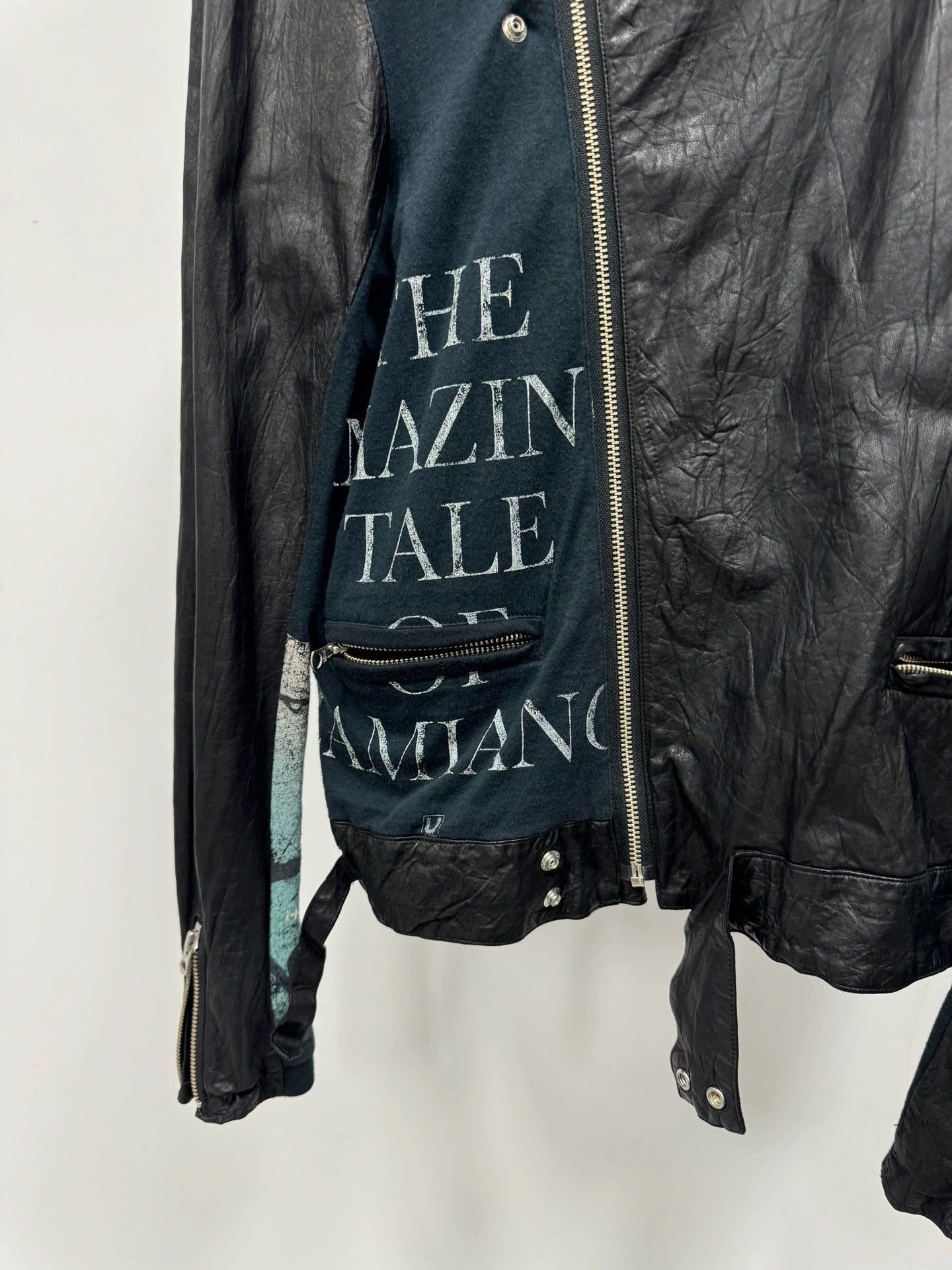 Undercover Undercover 06SS T Archive Band slogan patchwork leather jac Size US M / EU 48-50 / 2 - 3 Thumbnail