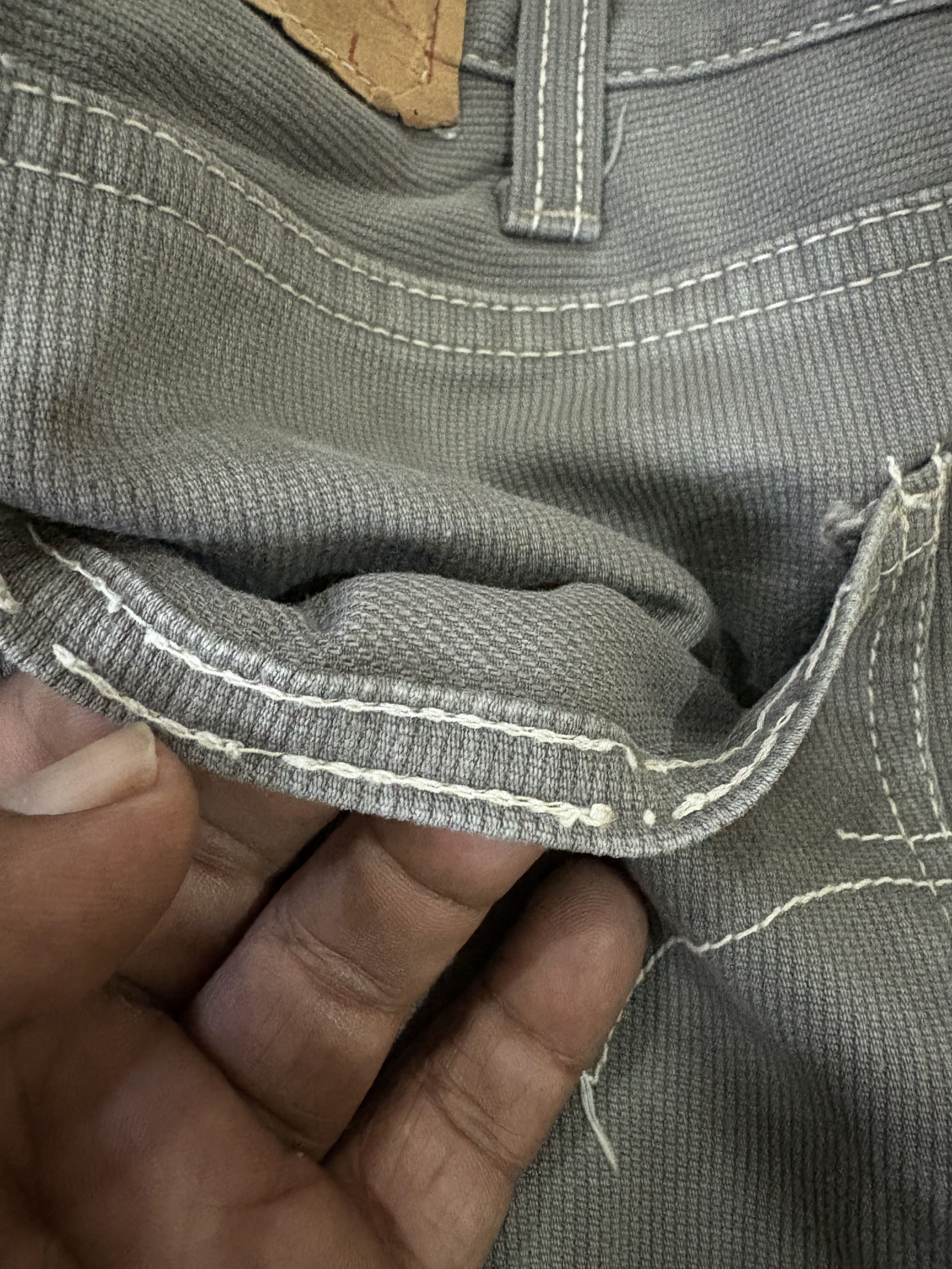 Levi's Vintage 60s 70s Levi’s 5200 Pique Big E Size 28 x 36 Jeans Size US 28 / EU 44 - 8 Thumbnail