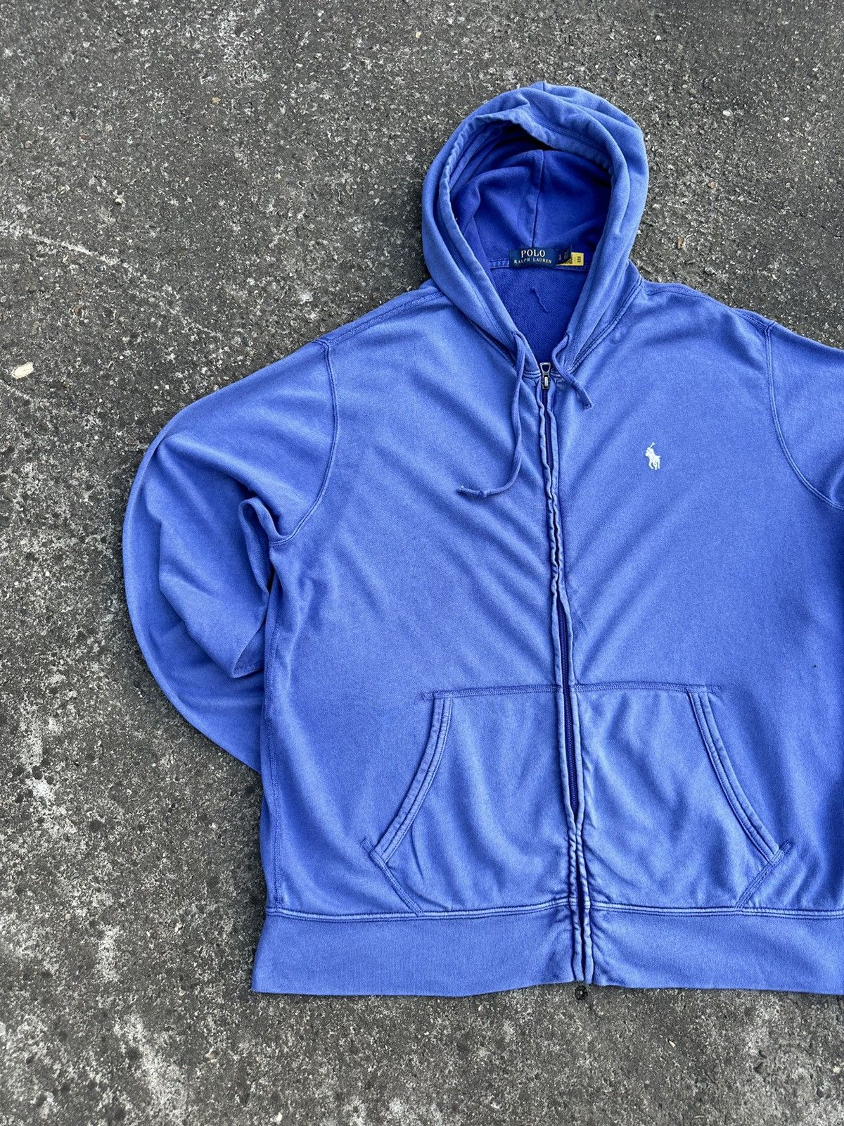 Polo Ralph Lauren Vintage Polo Ralph Lauren Zip Men Blue Size US L / EU 52-54 / 3 - 2 Thumbnail