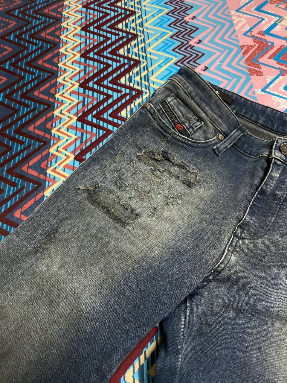 Diesel × Japanese Brand × Vintage Vintage Diesel Faded Distressed Y2K Jeans Size 29" - 16 Thumbnail
