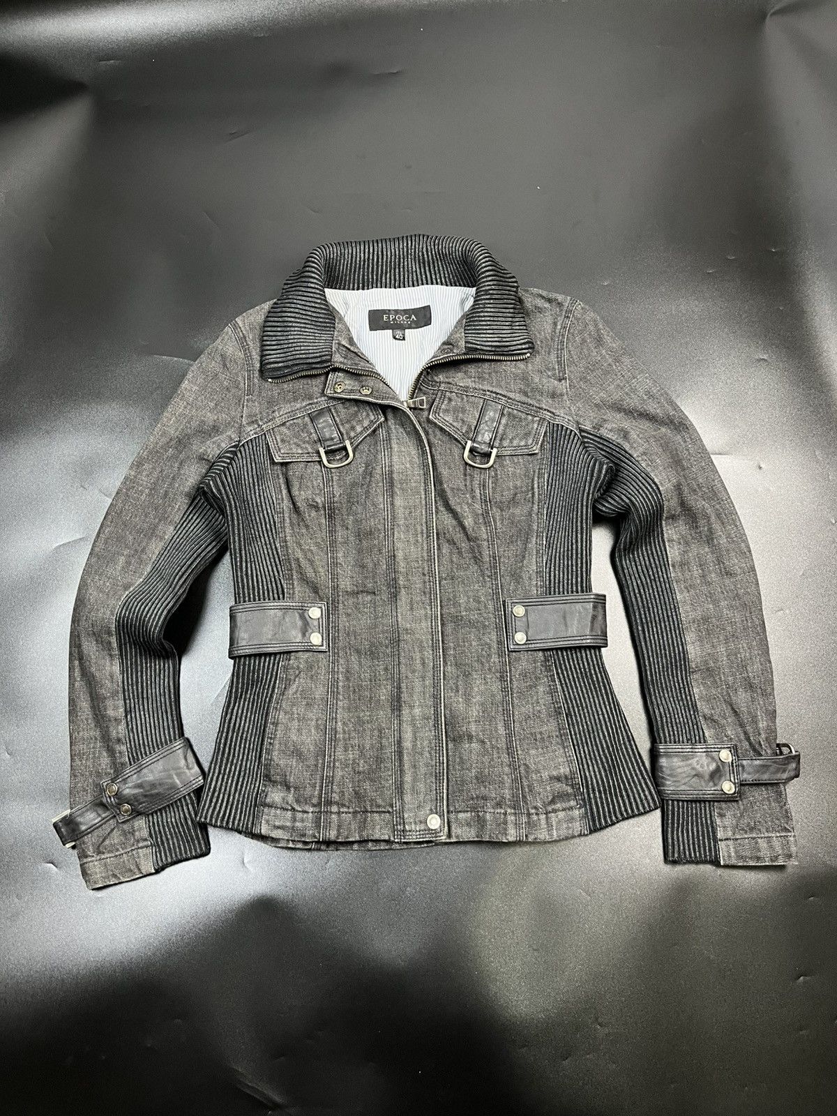 If Six Was Nine × Japanese Brand × Le Grande Bleu (L.G.B.) Japanese Bondage leather jacket by EPOCA Size US S / EU 44-46 / 1 - 2 Thumbnail