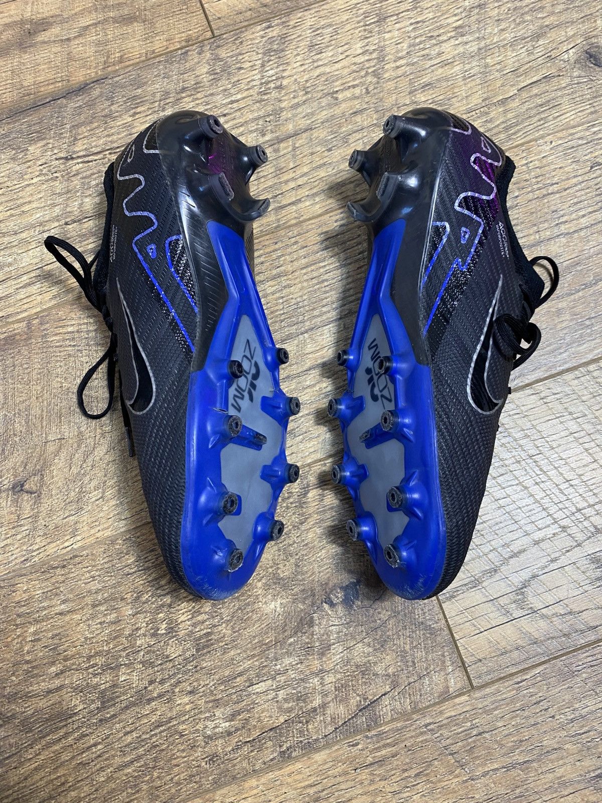 Nike Nike Mercurial Vapor 15 Elite FG Black Royal - Size 11 Size US 11 / EU 44 - 4 Thumbnail