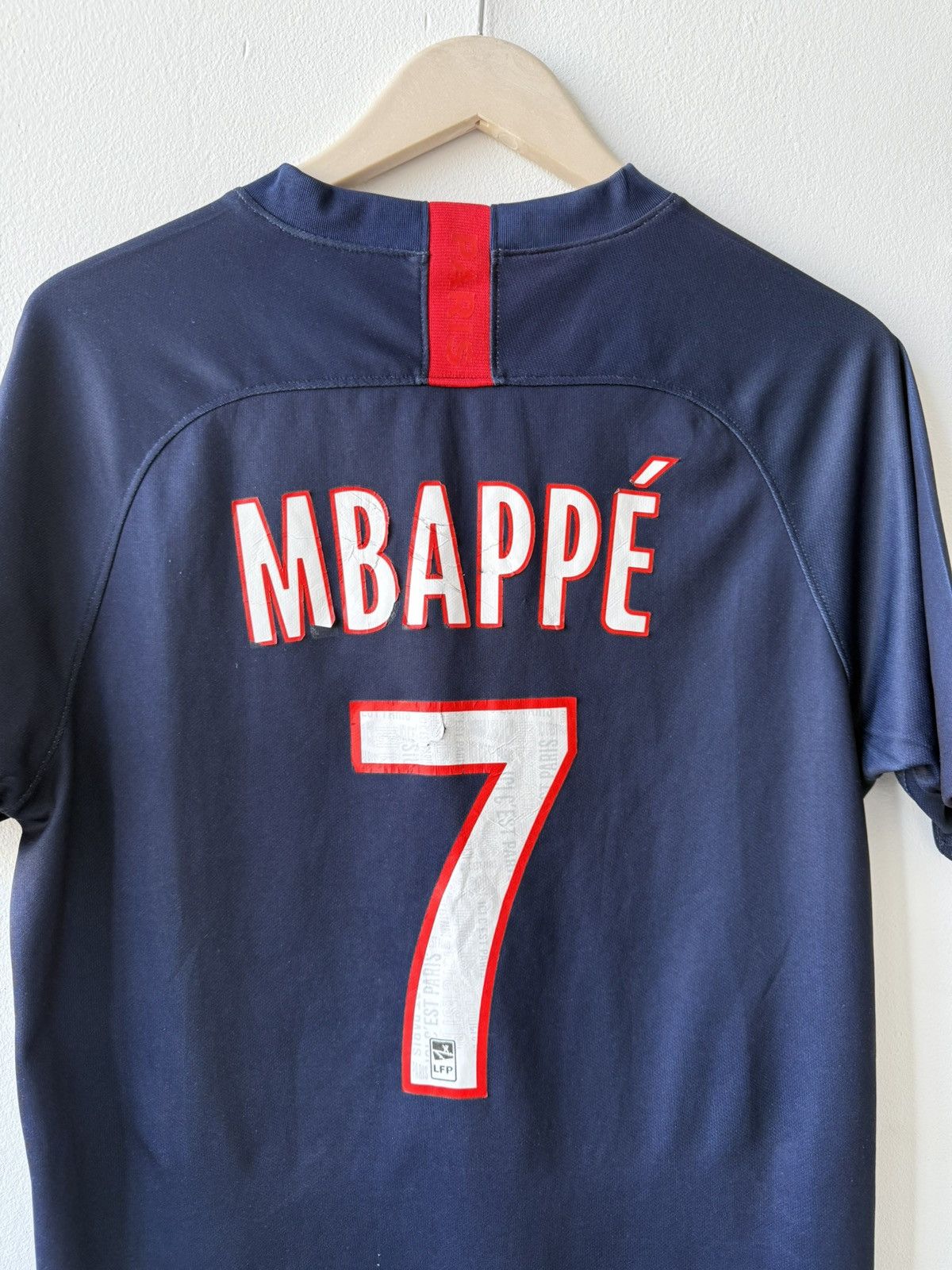 Nike Nike PSG Paris Saint Germain #7 Mbappe Home Jersey Size US S / EU 44-46 / 1 - 9 Thumbnail