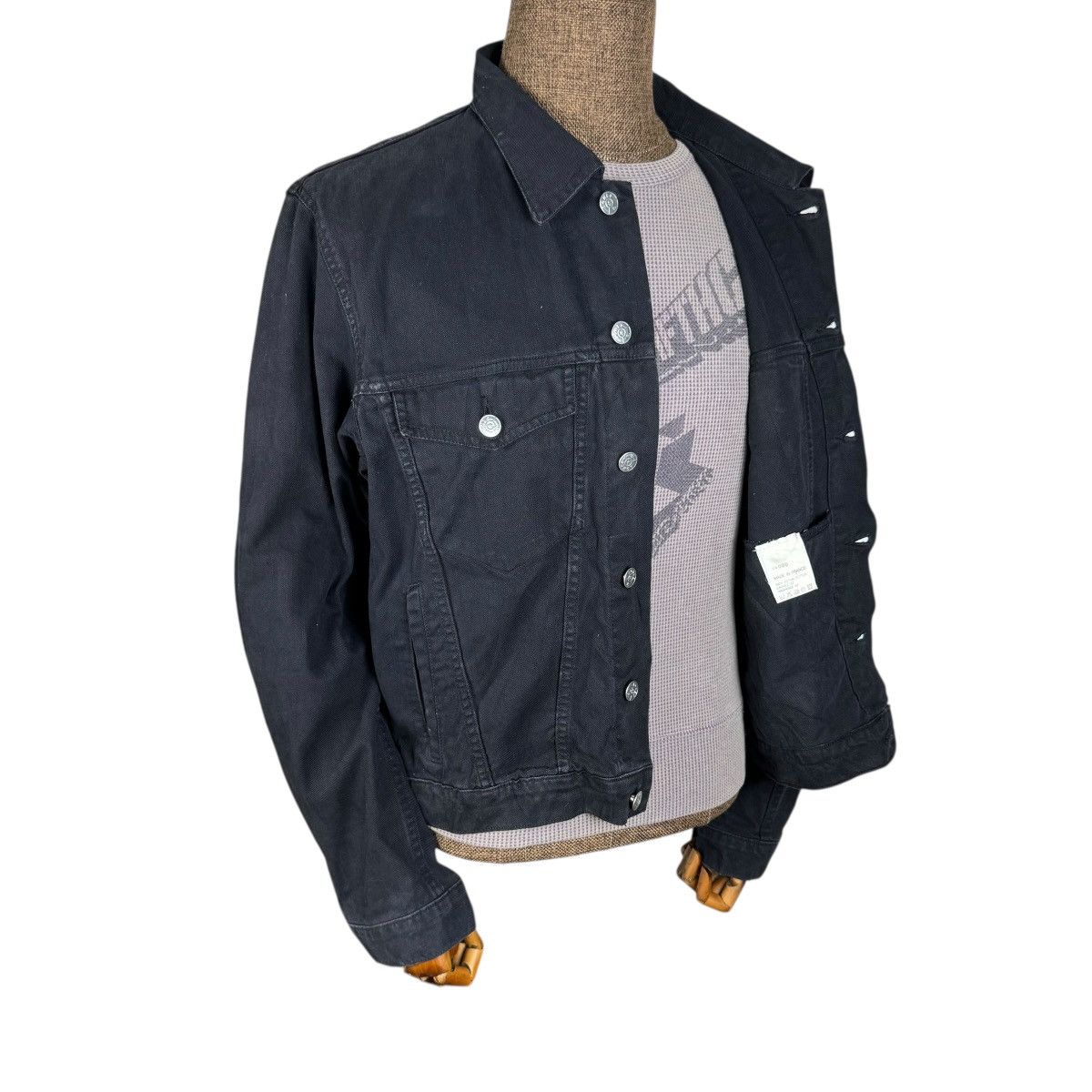agnes b. ☀️AGNES B FRANCE DENIM TRUCKER JACKET Size US S / EU 44-46 / 1 - 3 Thumbnail