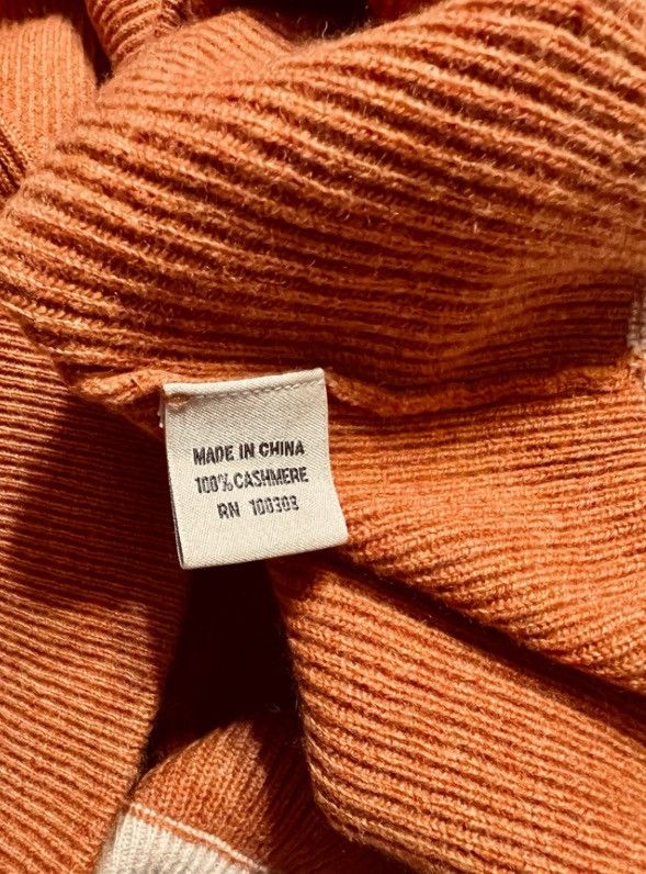 Peter Millar VTG Peter Millar Crown Cashmere Sweater Burnt Orange Size L Size US L / EU 52-54 / 3 - 4 Thumbnail