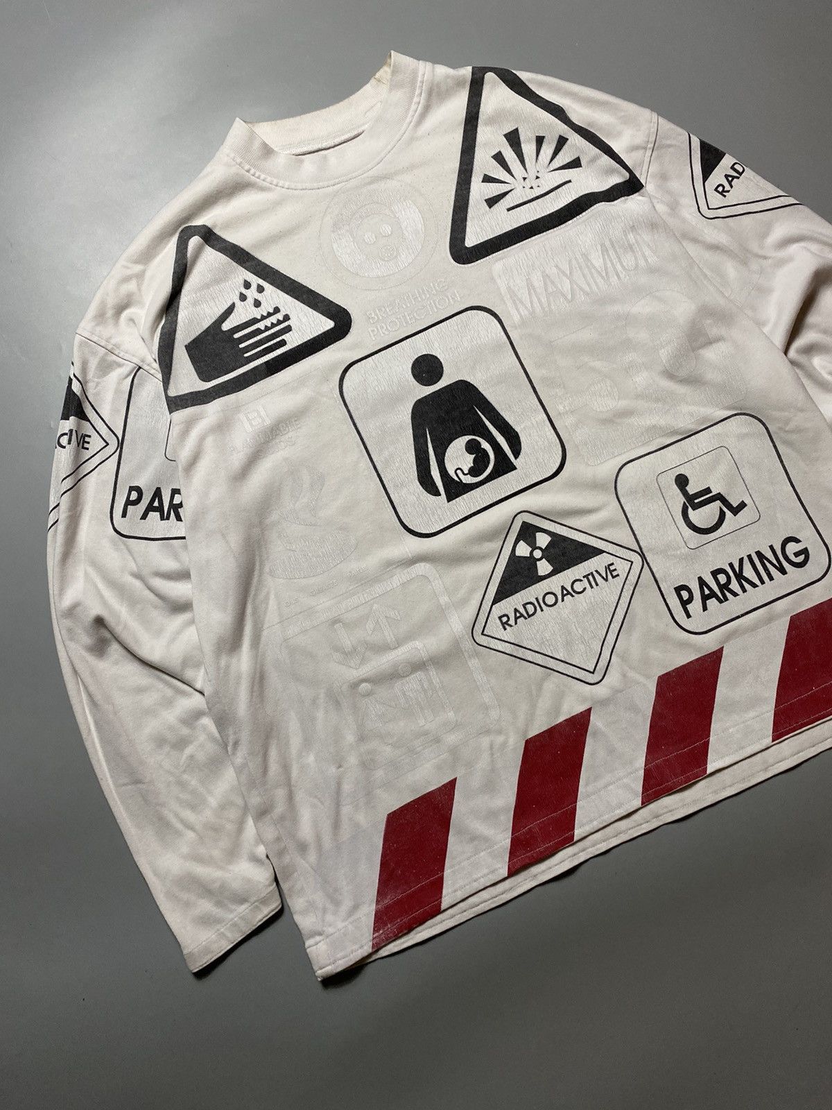 Vintage RARE❗️90s Chemical y2k long sleeve opium print Size US XL / EU 56 / 4 - 2 Thumbnail