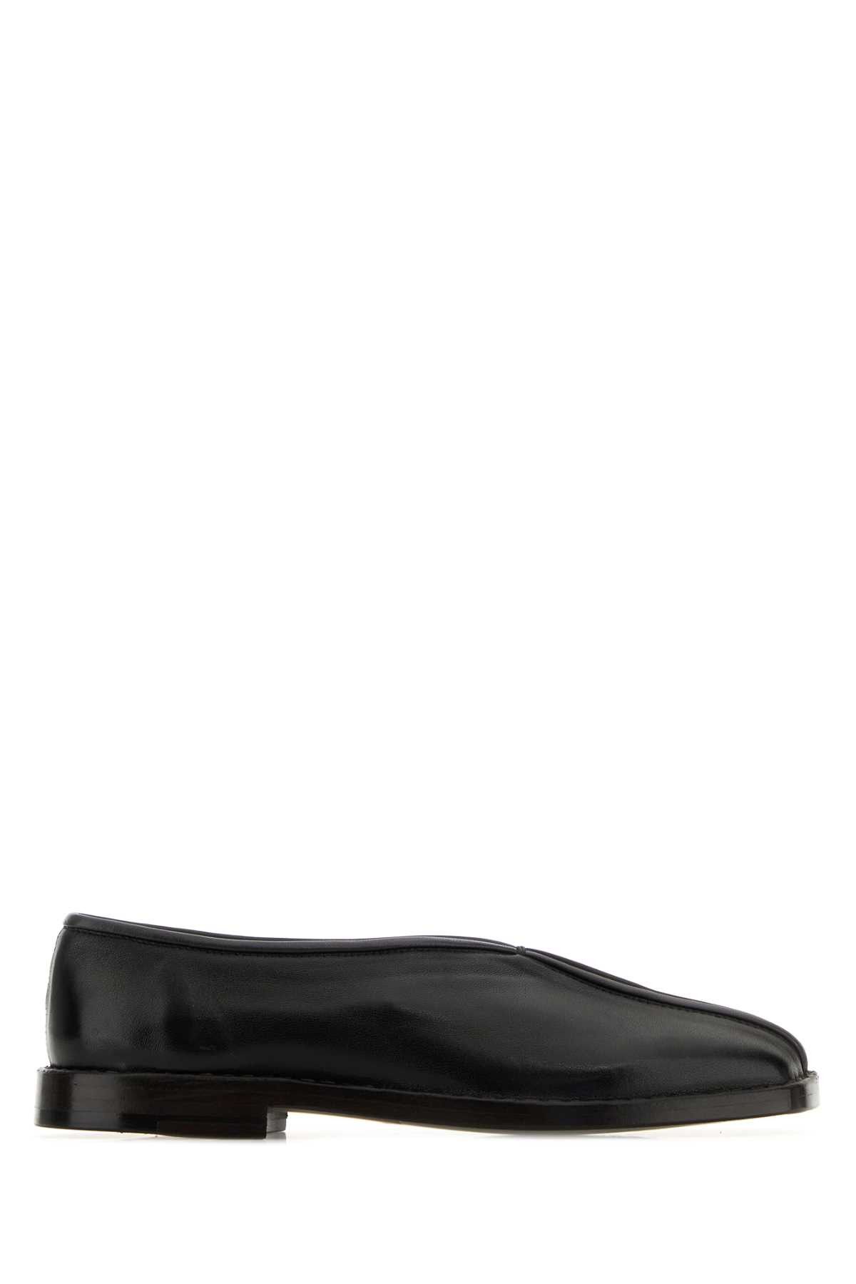Lemaire Black Leather Loafers Size US 6 / IT 36 - 1 Thumbnail