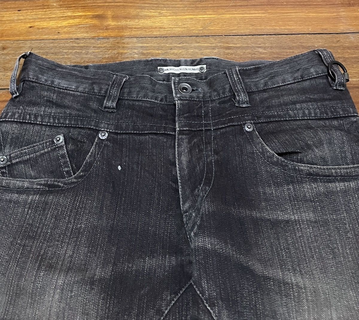 Japanese Brand × Le Grande Bleu (L.G.B.) × Michel Klein Rare Design Vintage Japanese Brand Michel Klien Jeans 2000s Size US 29 - 3 Thumbnail