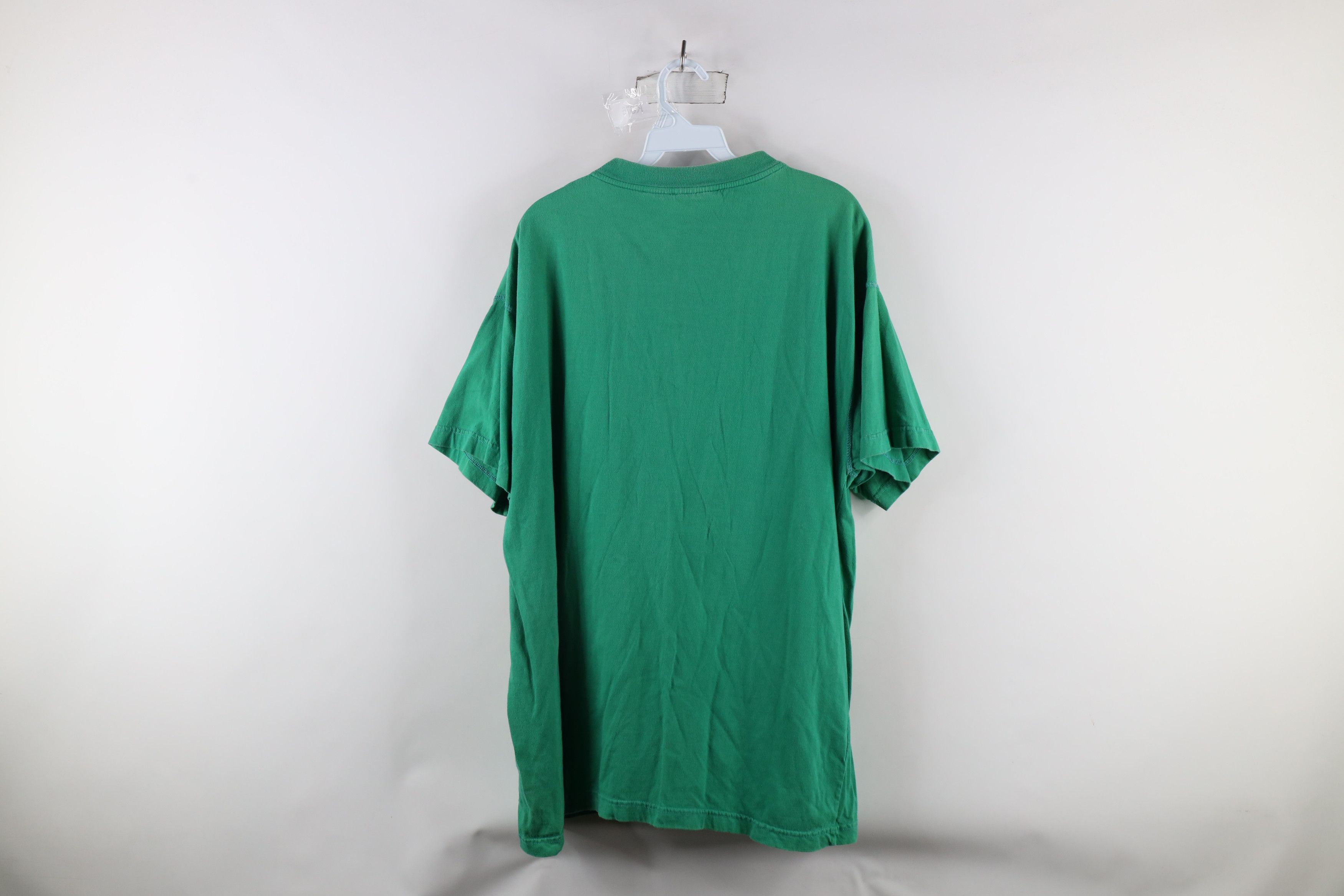 Vintage Vintage 90s Streetwear Short Sleeve Henley T-Shirt Green Size US XL / EU 56 / 4 - 6 Thumbnail