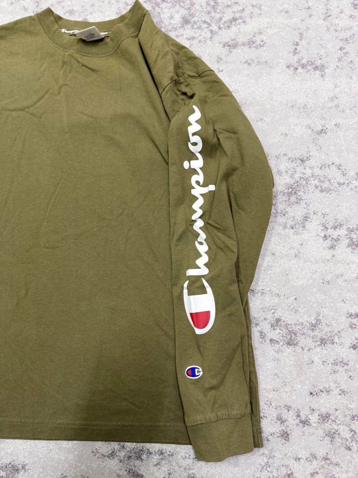 Champion Champion Spellout Logo Longsleeve Tshirt Size US S / EU 44-46 / 1 - 5 Thumbnail