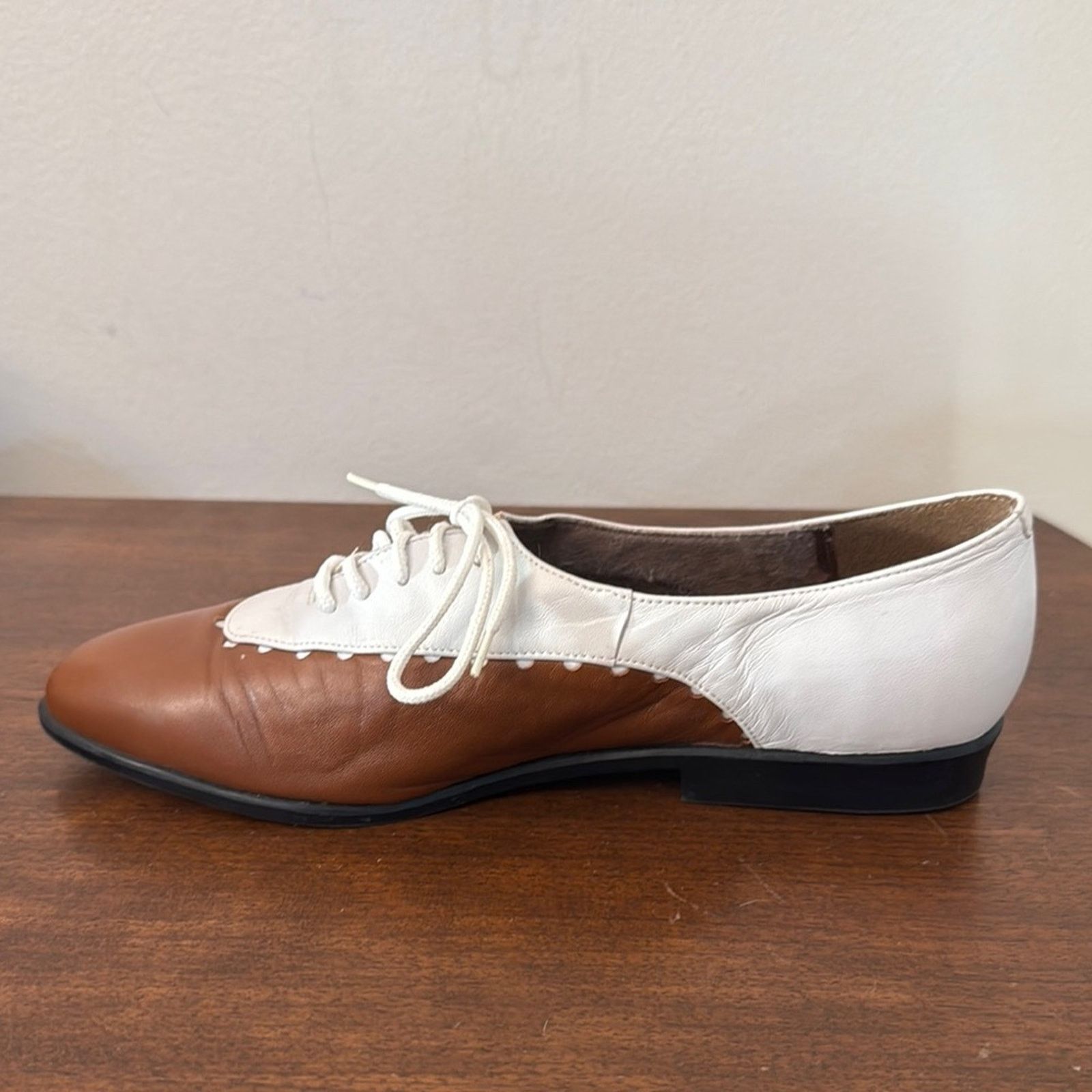 Vintage Vintage 80s Vittorio Ricci Leather Shoes Size 7.5 Size US 7.5 / IT 37.5 - 7 Thumbnail