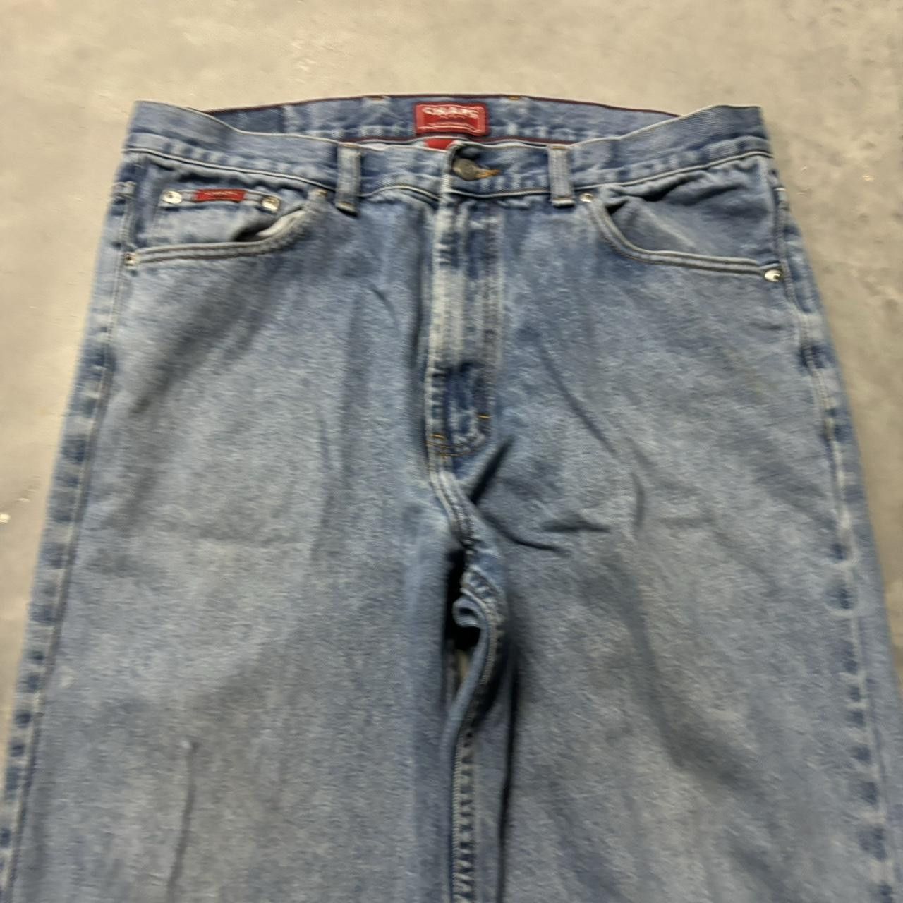 Japanese Brand × Vintage Crazy Vintage Y2K/2000s Medium Wash Essential Denim Jeans! Size US 34 / EU 50 - 5 Thumbnail