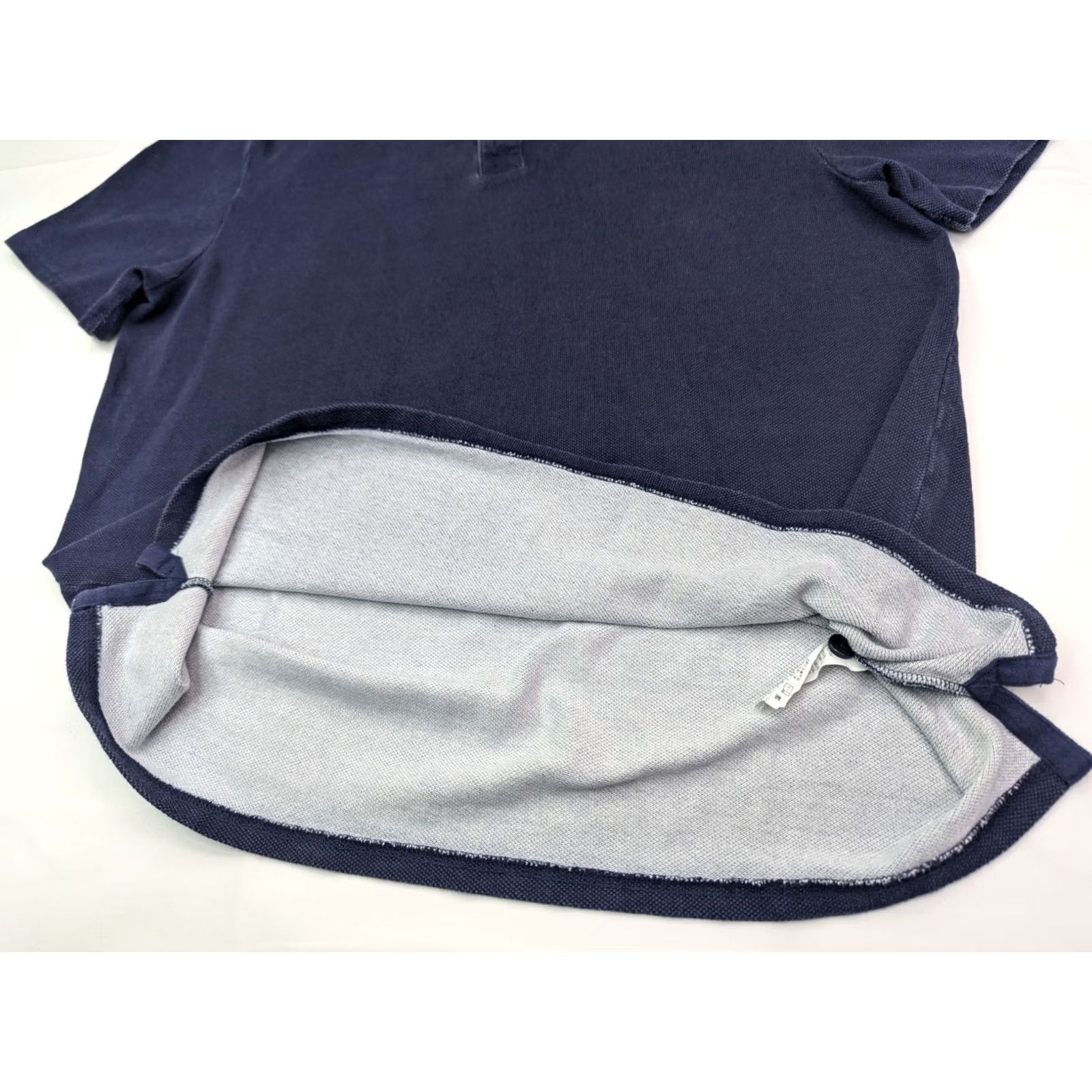 Vintage LL Bean Polo Shirt Men XL Reg Short Sleeve 100% Cotton Blue Polo Shirt Classic Preppy Shirt Size US XL / EU 56 / 4 - 4 Thumbnail