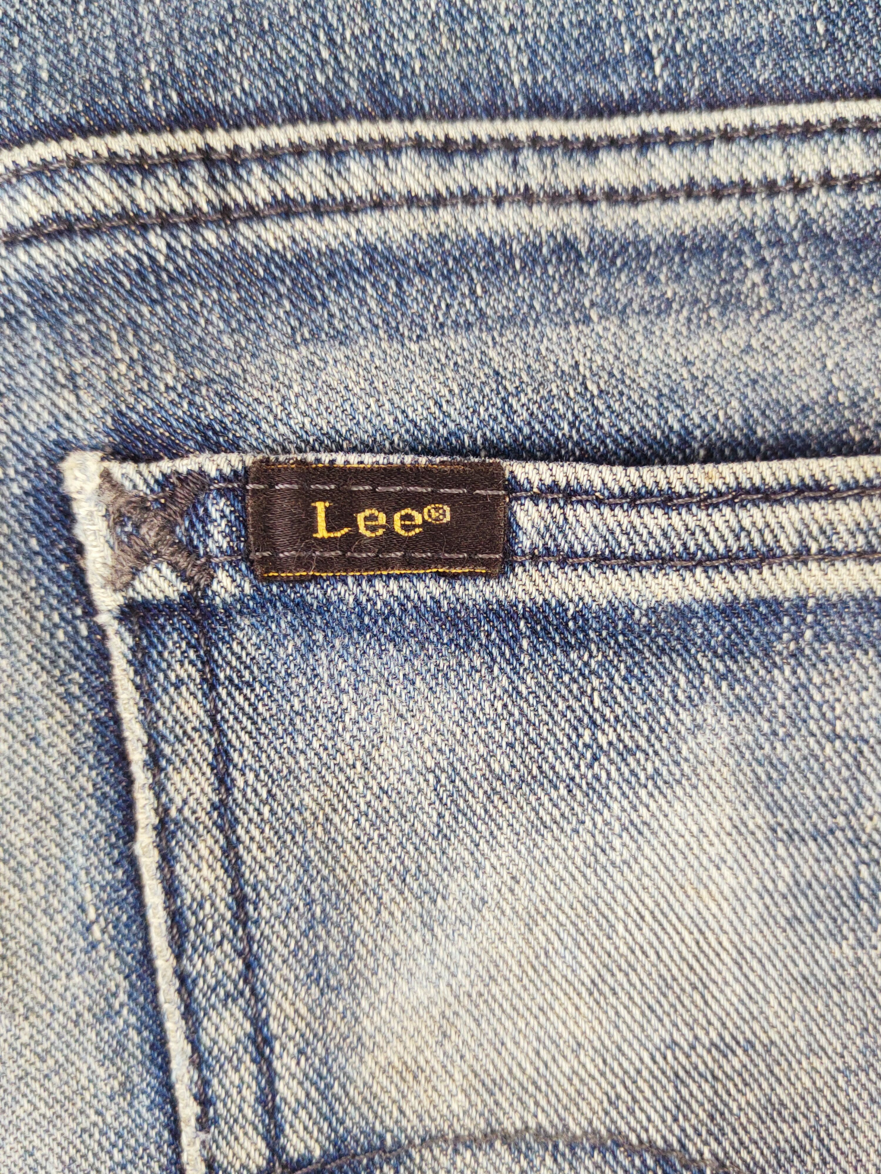 Japanese Brand Lee Dark Blue Distressed Ripped Jeans #W795 Size US 29 - 7 Thumbnail