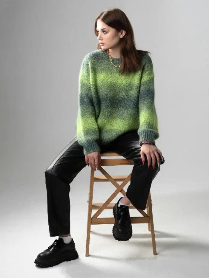 Other Horda Brand Maglione Verde Alta Qualità Made in Italy Size US L / EU 52-54 / 3 - 4 Thumbnail