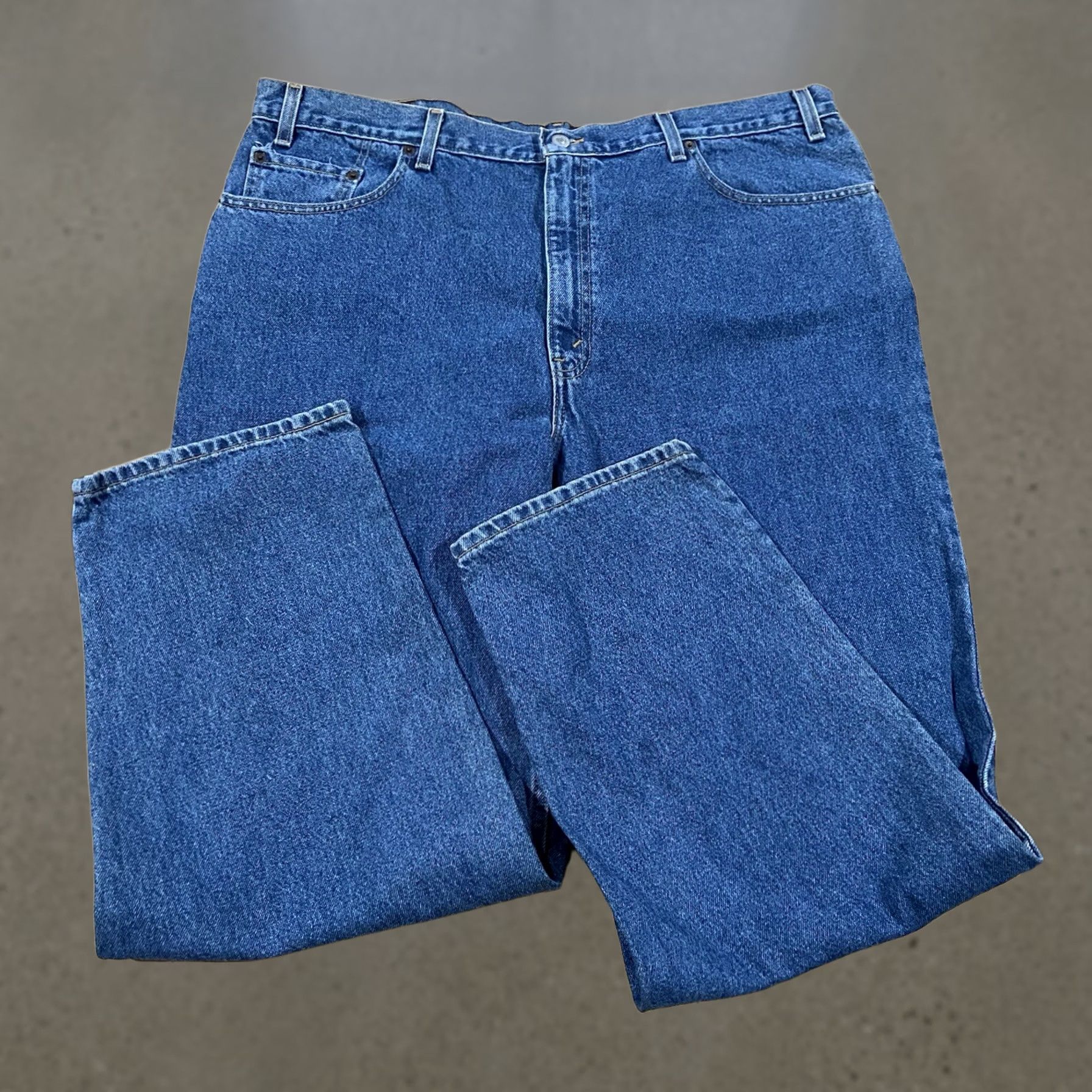 Levi's Levi's Jeans Mens 42x30 559 Relaxed Straight Denim Blue 5-Pocket Zip Cotton NWT Size US 42 / EU 58 - 1 Thumbnail