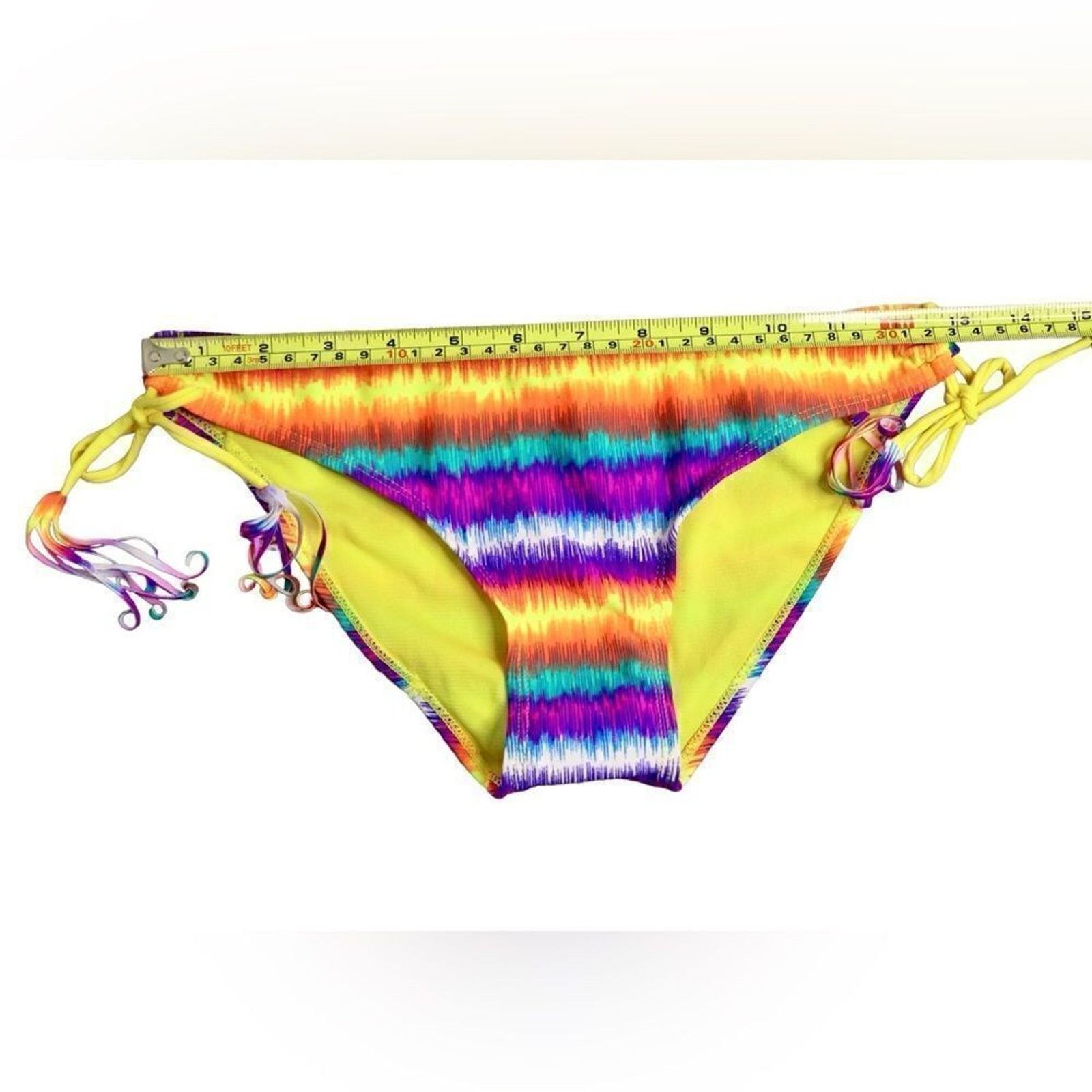 Other Eve's Temptation Psychedelic Fringed Bikini Swimsuit SMALL Size S / US 4 / IT 40 - 13 Thumbnail