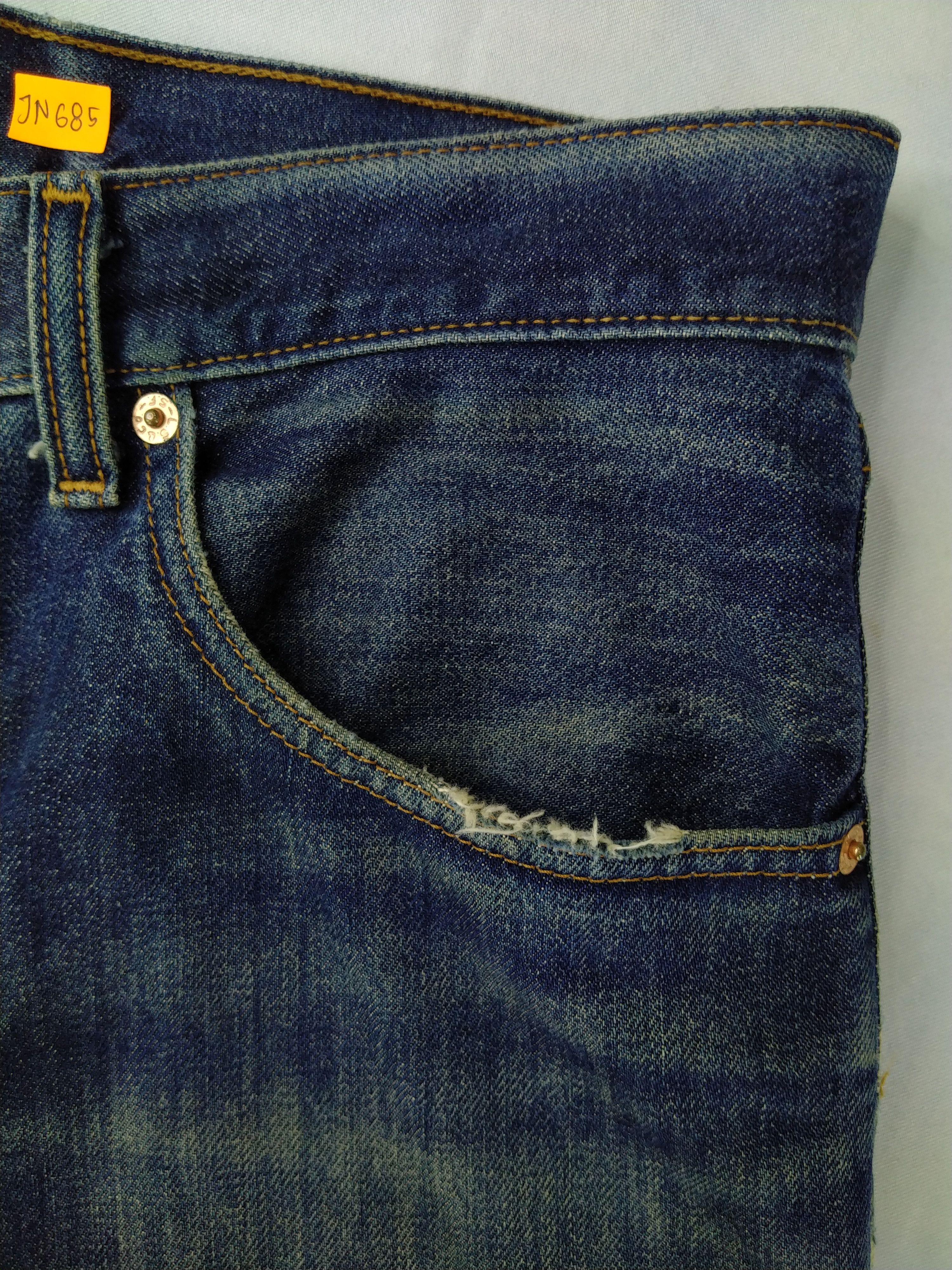 Levi's 90s Dirty Blue Vintage Levi's 506 Denim 33 x 30.5 -JN685 Size US 33 - 9 Thumbnail