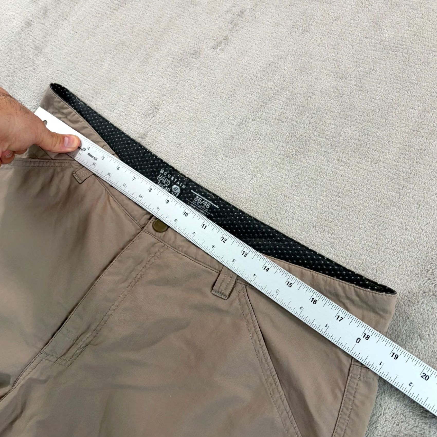Mountain Hardwear VINTAGE Mountain Hardwear Convertible Cargo Pants in Brown Mens 36x31 Hike Size US 36 / EU 52 - 6 Thumbnail