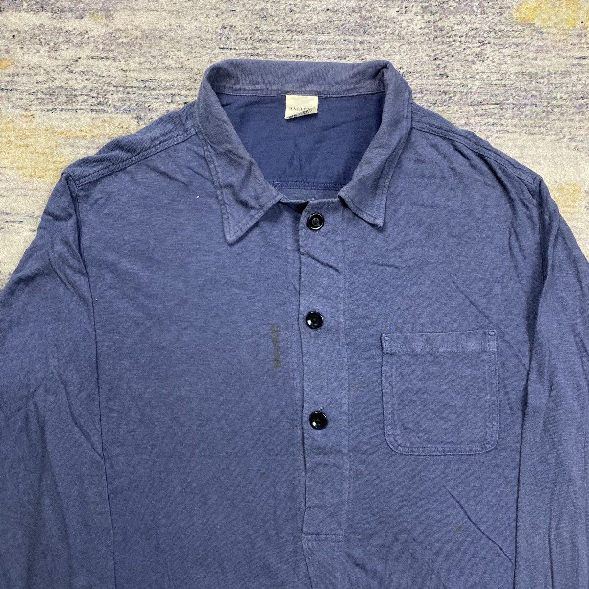 Japanese Brand × Kapital Vintage Kapital long sleeve half button shirt Size US M / EU 48-50 / 2 - 3 Thumbnail
