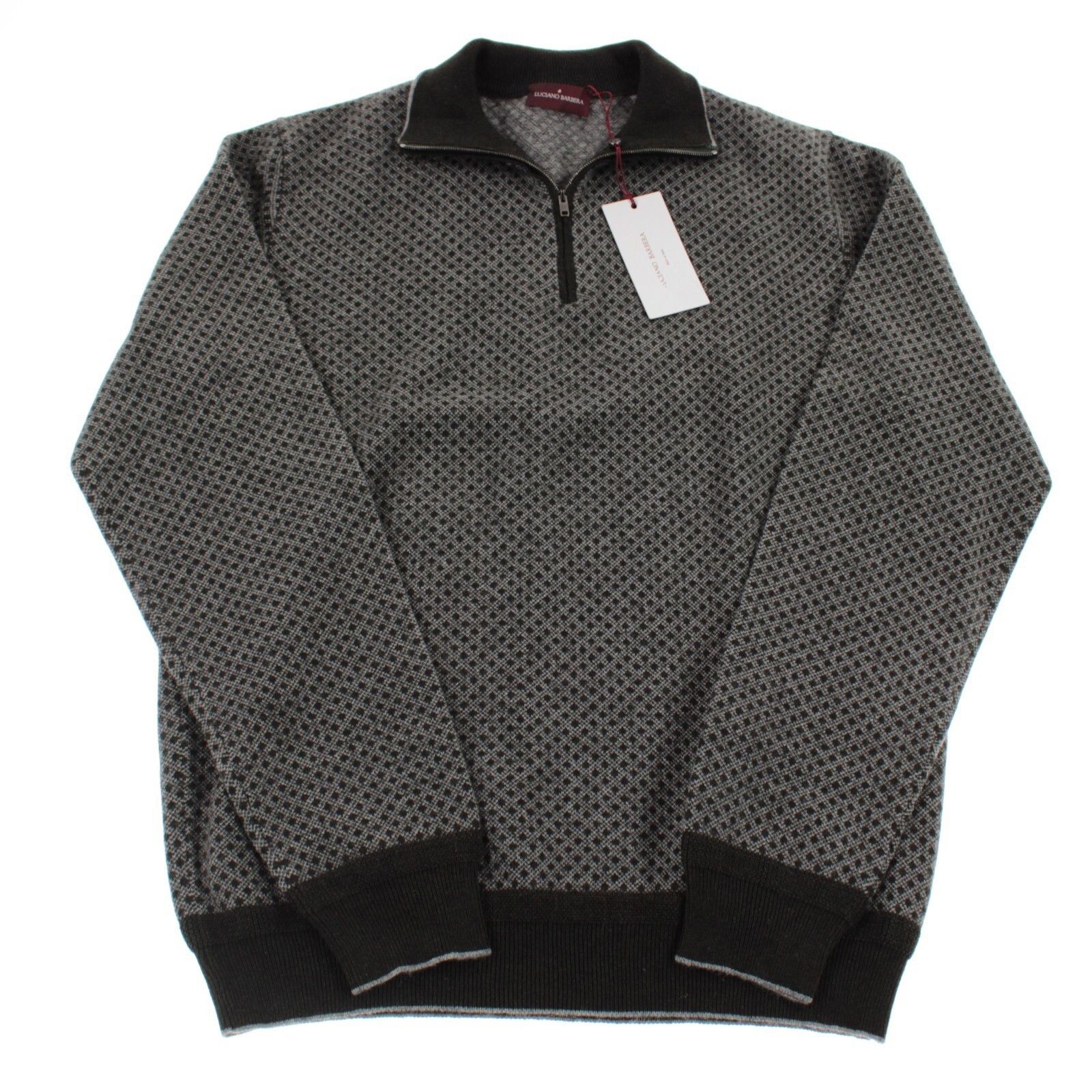 Luciano Barbera Luciano Barbera Sweater Size US L in Green Size US L / EU 52-54 / 3 - 5 Thumbnail