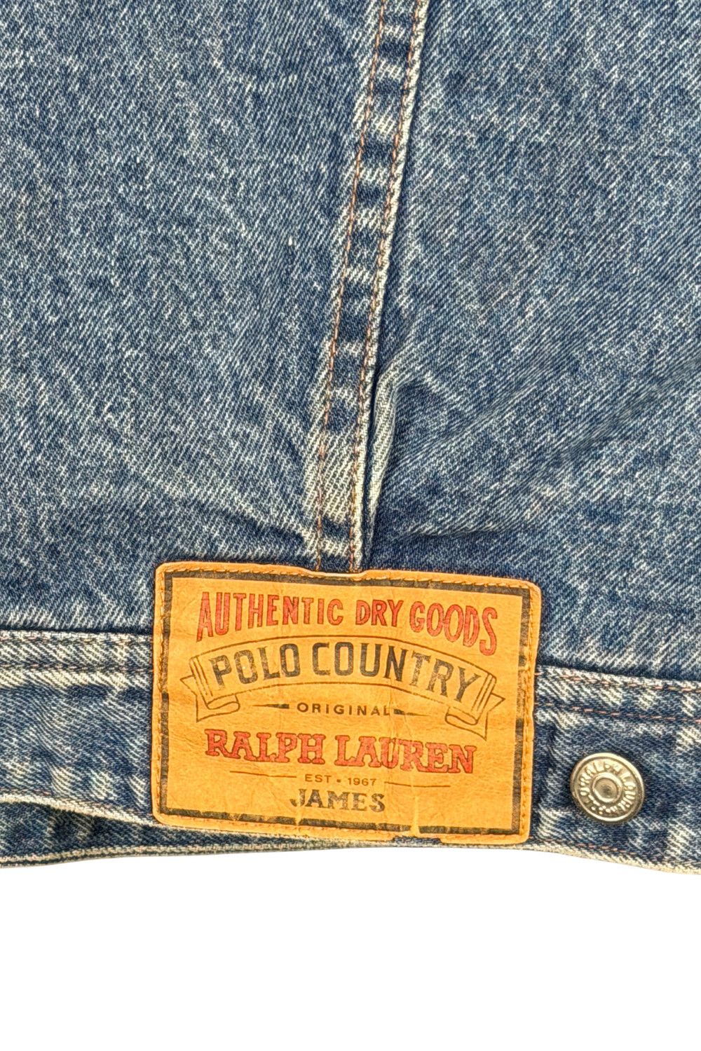 Polo Ralph Lauren 1990 Polo Country Ralph Lauren Made in USA Hooded Denim Size US XL / EU 56 / 4 - 14 Thumbnail