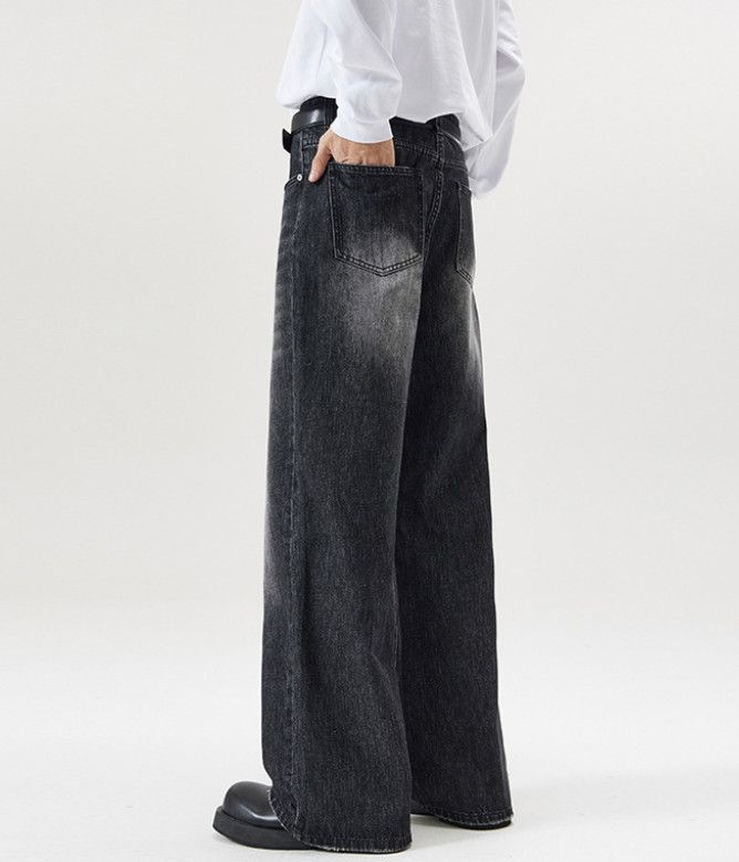 Japanese Brand American high street washed distressed trendy jeans Size US 32 / EU 48 - 4 Thumbnail