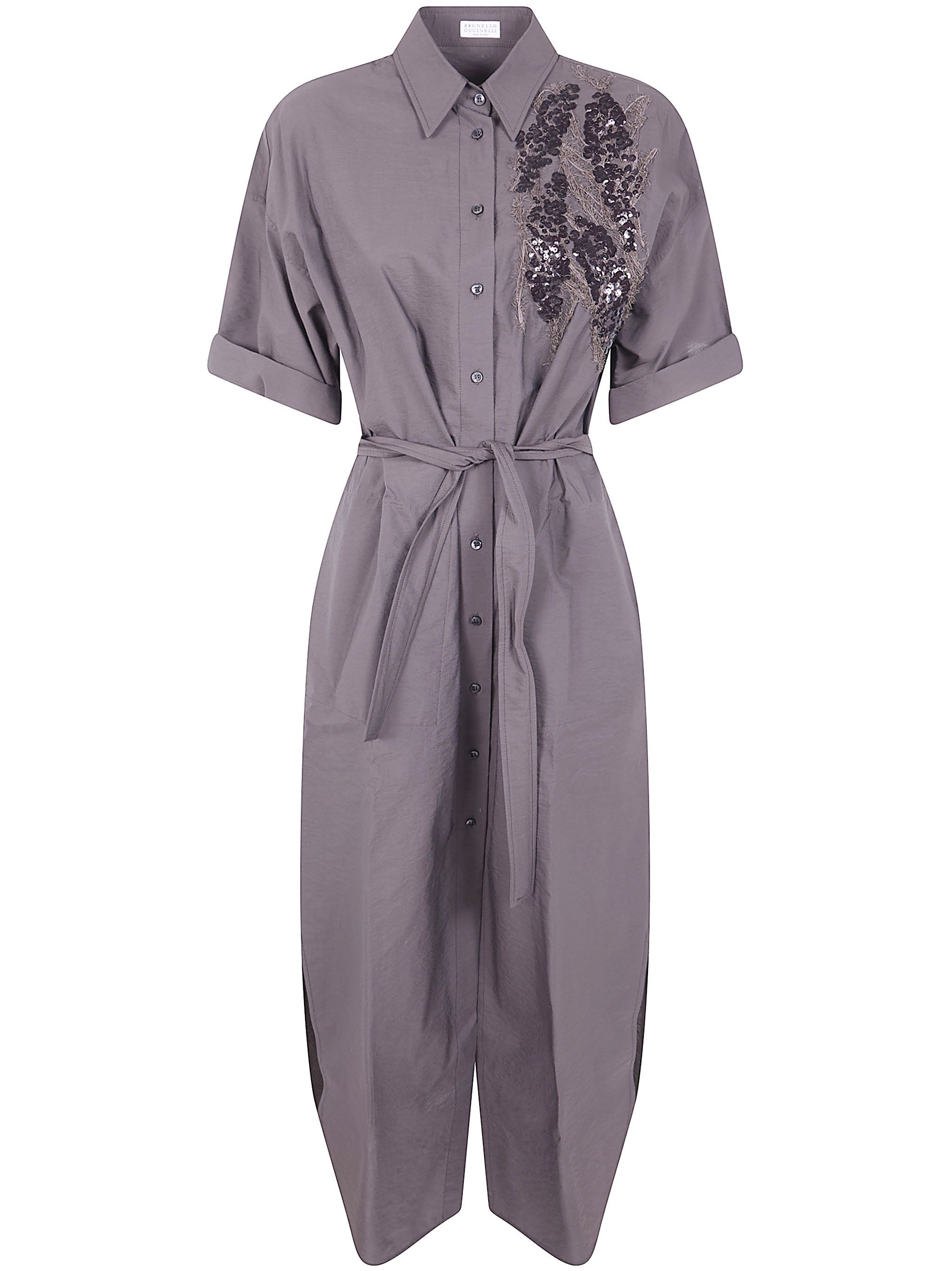 Brunello Cucinelli MIDI DRESS Size M / US 6-8 / IT 42-44 - 1 Thumbnail
