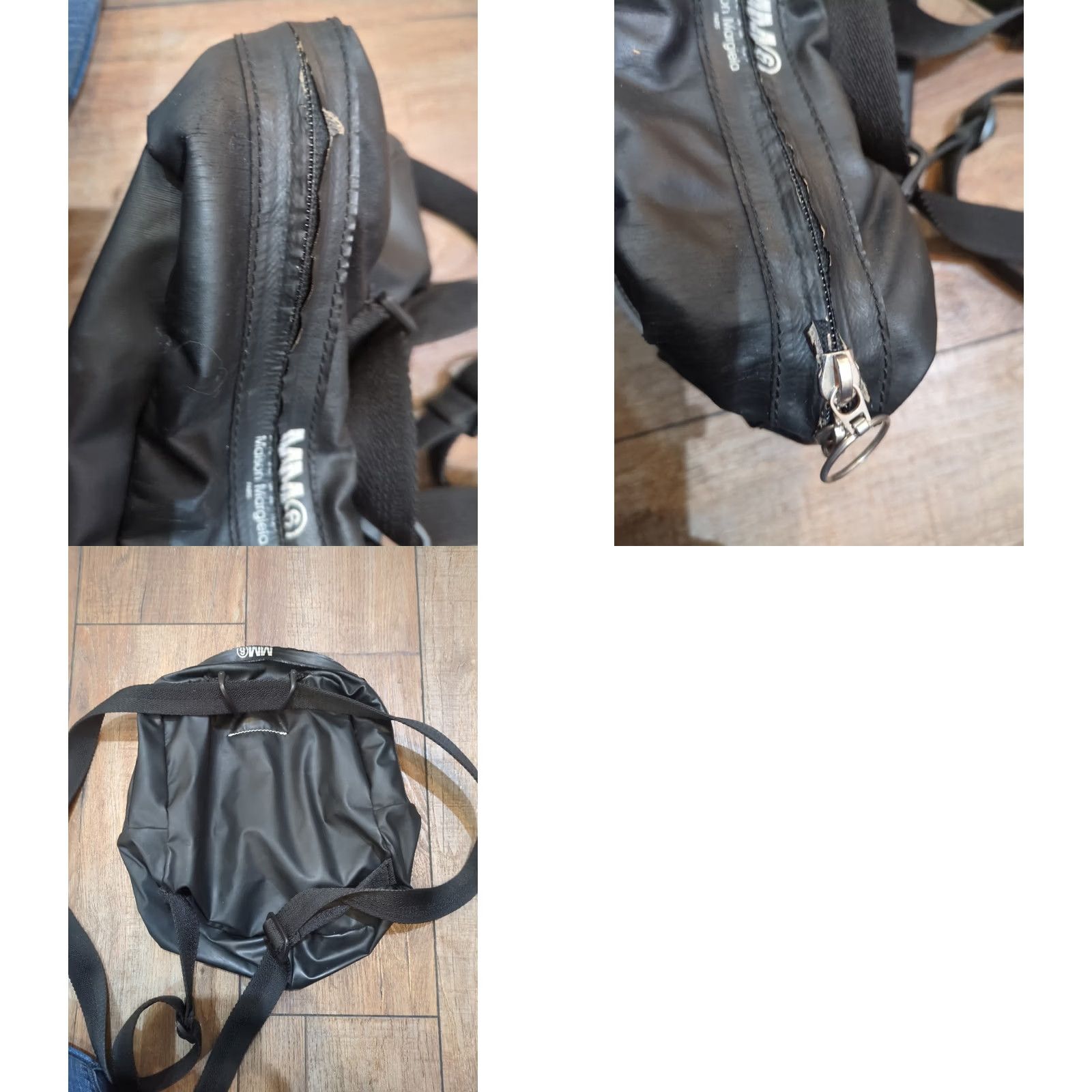 Vintage VINTAGE Mm6 Maison Margiela Rucksack Shoulder Women Bag Limited Edition (Medium) Black Logo Official Mm6 Maison Margiela Women Bag Mens? Size ONE SIZE - 8 Thumbnail