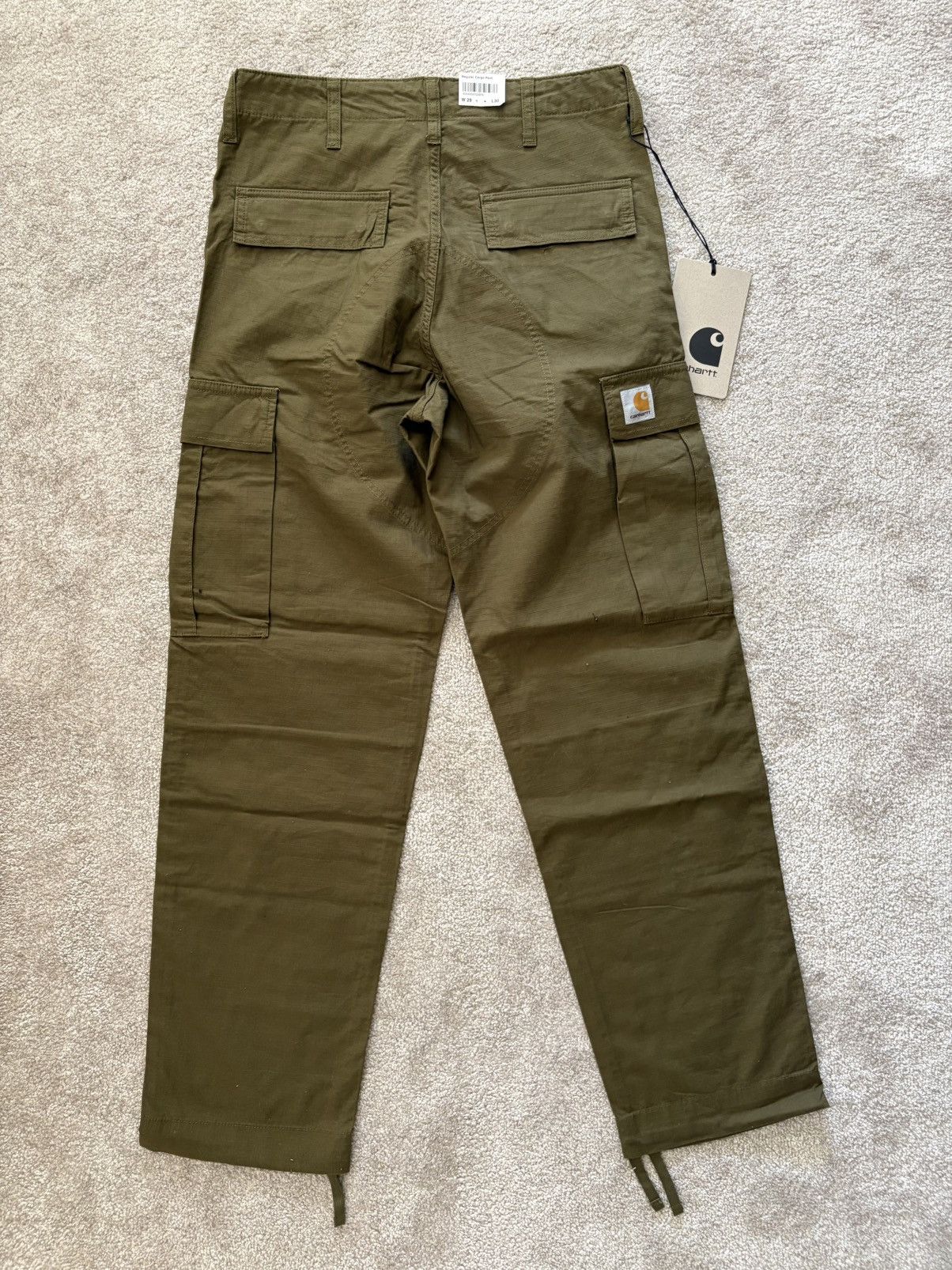Carhartt Wip Carhartt WIP Regular Cargo Pant – Highland Rinsed / W29 L30 Size US 29 - 6 Thumbnail