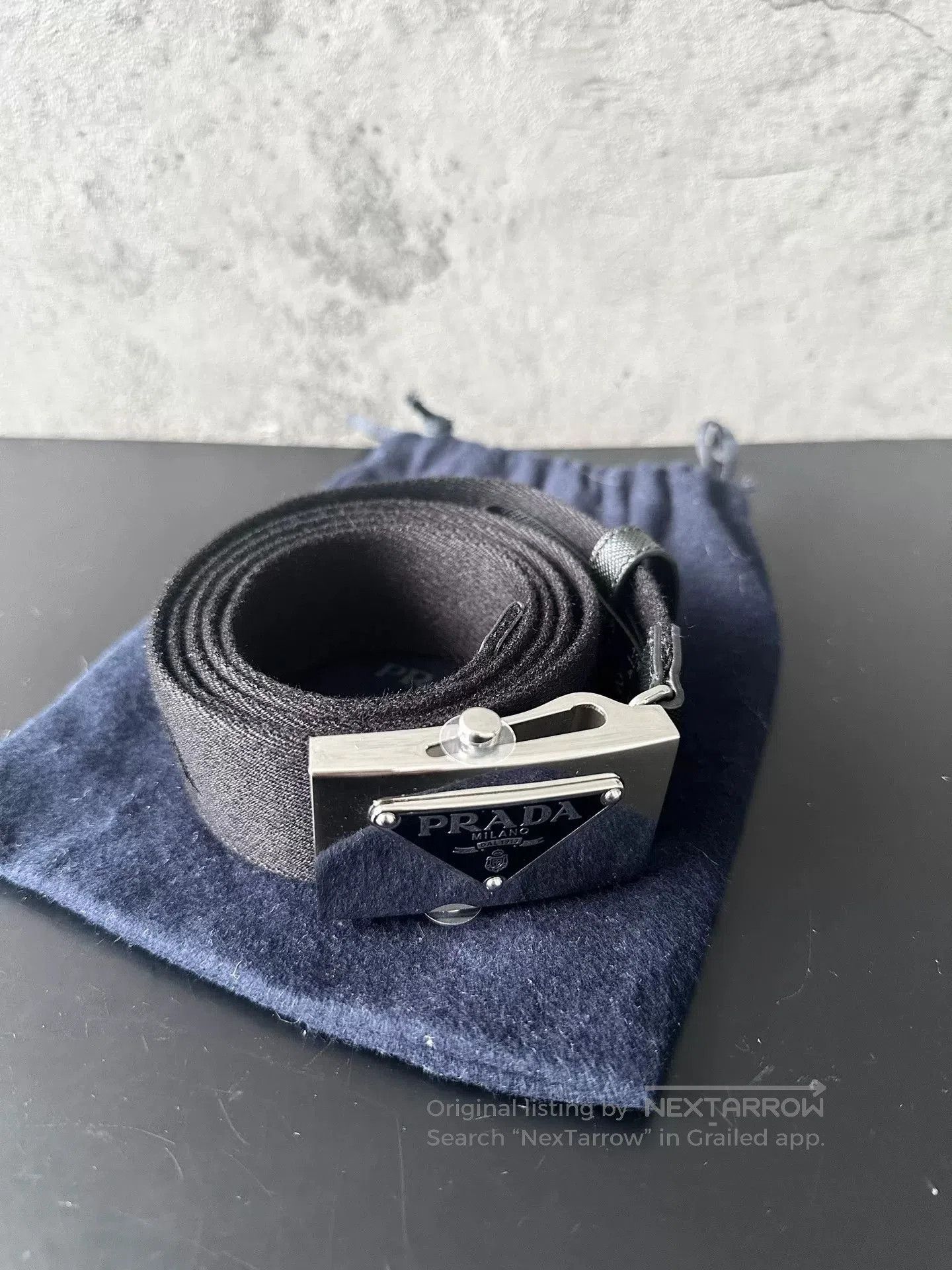 Prada Prada Men's Classic Tower Buckle Belt. Size ONE SIZE - 2 Thumbnail