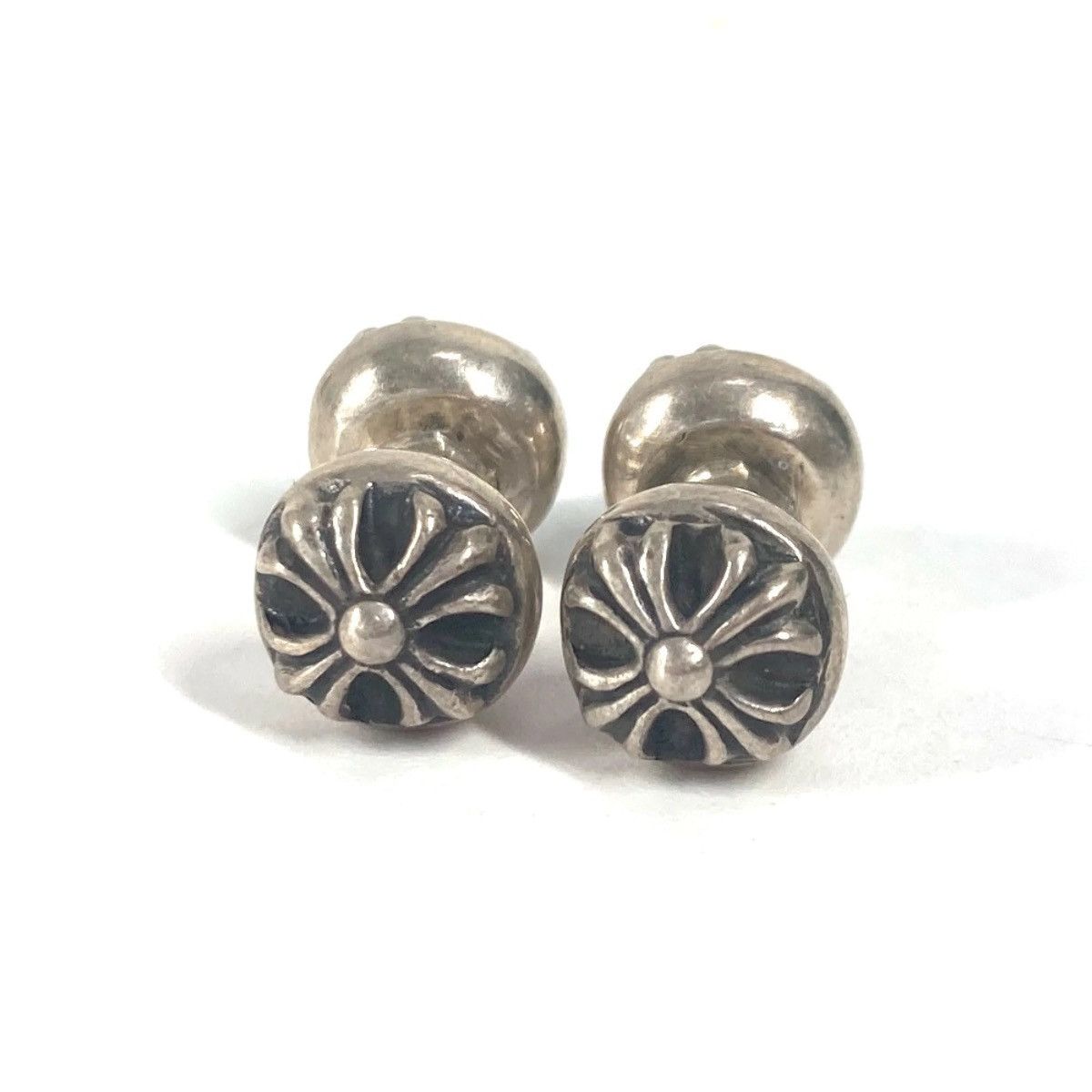 Chrome Hearts CHROME HEARTS Dumbbells Cufflinks in Silver Size ONE SIZE - 5 Thumbnail