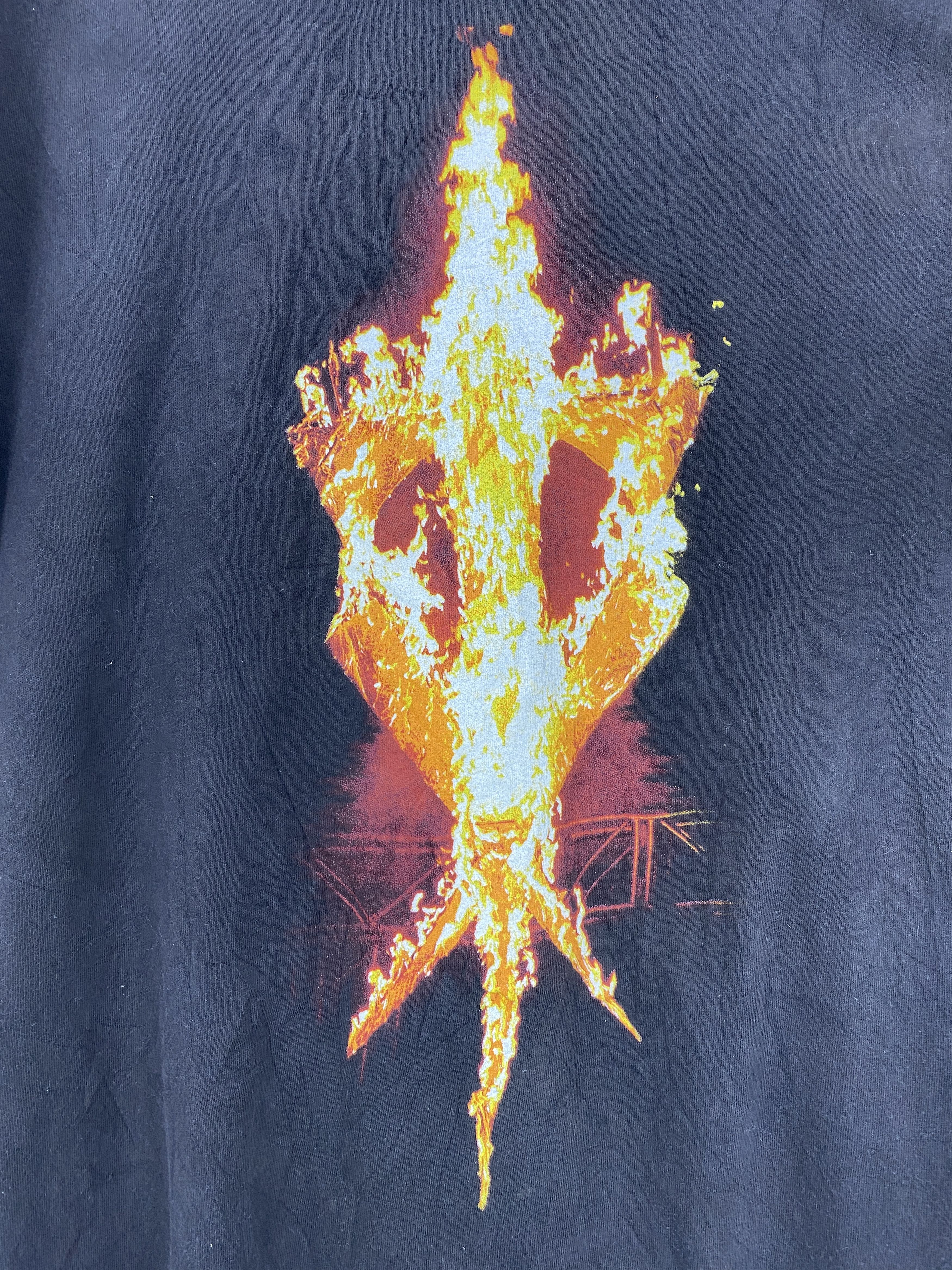 Vintage × WWE × WWF Vintage 90s WWF The Undertaker Burn Offerings Tee TA0563 Size US XL / EU 56 / 4 - 8 Thumbnail