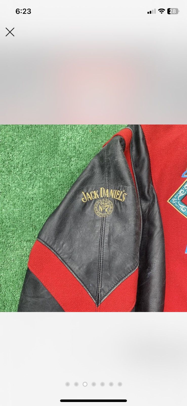 Tony Lama × Vintage 80s or 90s Professional Bull Riding Leather and Felt Jacket Size US L / EU 52-54 / 3 - 3 Thumbnail