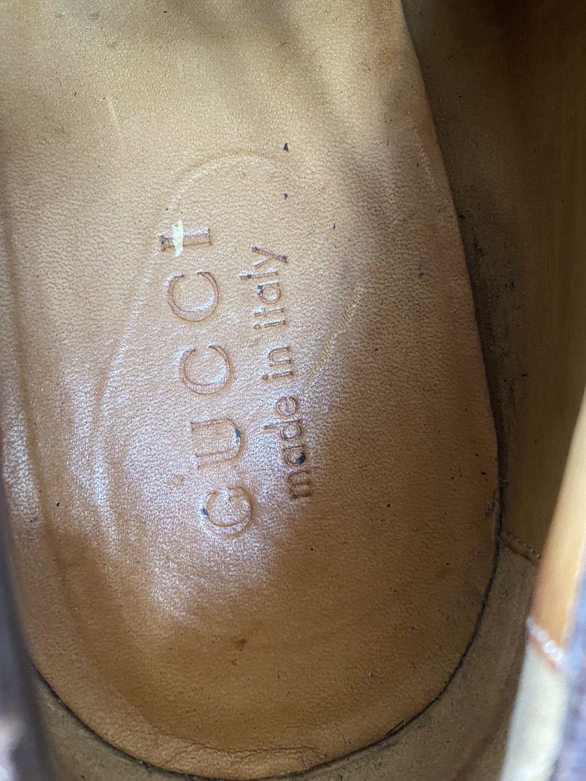 Dapper Dan × Gucci × Vintage Gucci GG logo monogram print casual heeled brouges shoe sz42 Size US 9 / EU 42 - 16 Thumbnail