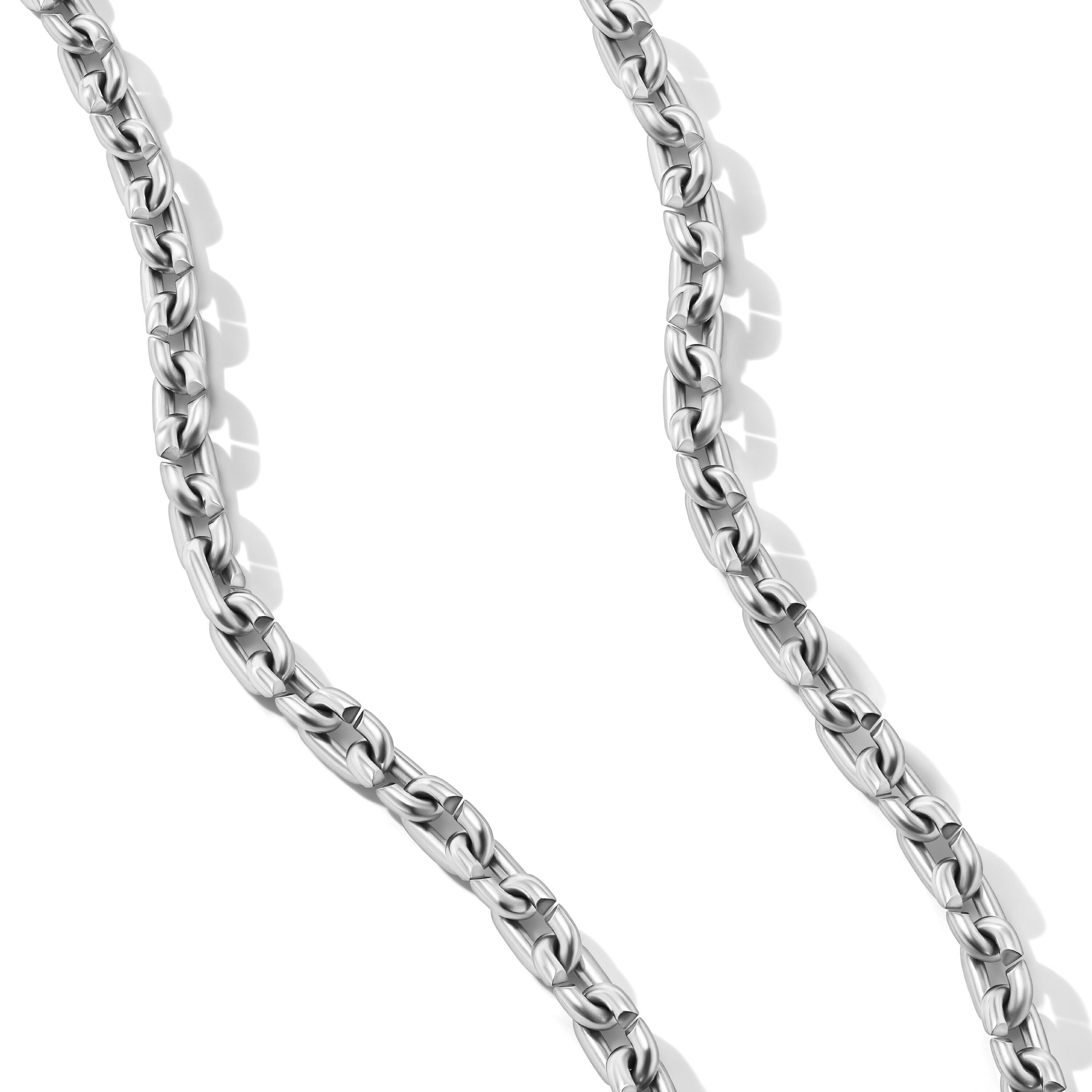 David Yurman o1w1db10526 CH0441M Size:10/ Chain Links Necklace in Silver Size ONE SIZE - 3 Thumbnail