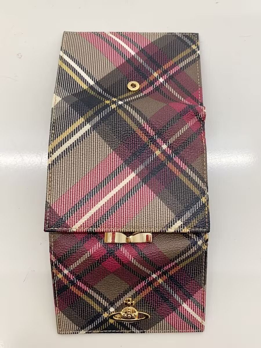 Vivienne Westwood Plaid Orb Leather Wallet Size ONE SIZE - 5 Thumbnail