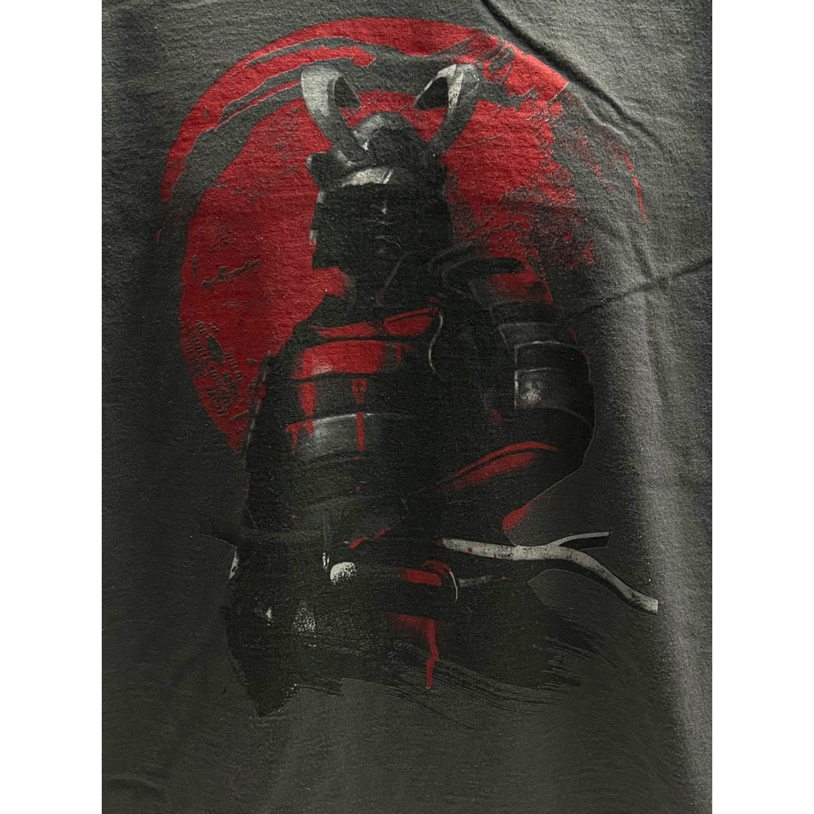 Teefury Samurai Warrior T-Shirt XXL Gray Graphic - Japanese Warrior Size US XXL / EU 58 / 5 - 3 Thumbnail