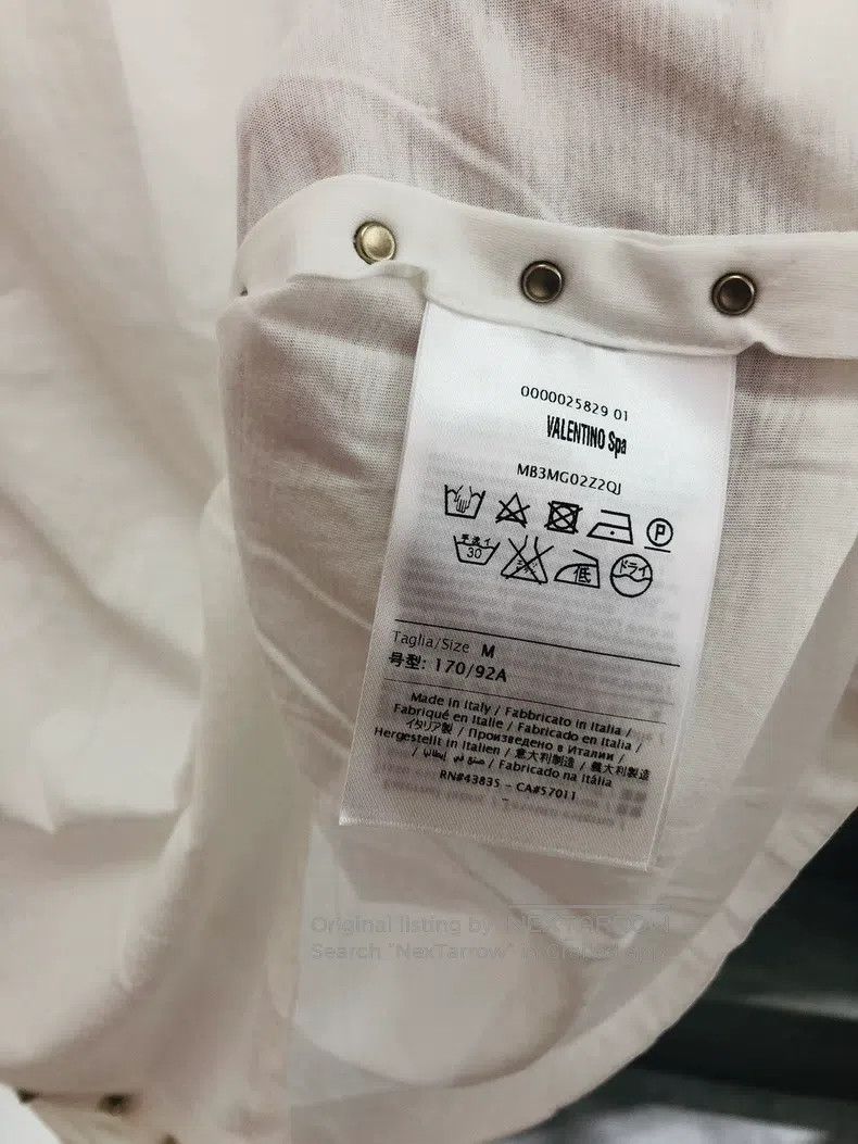 Valentino Valentino White T-shirt Size M / US 6-8 / IT 42-44 - 3 Thumbnail