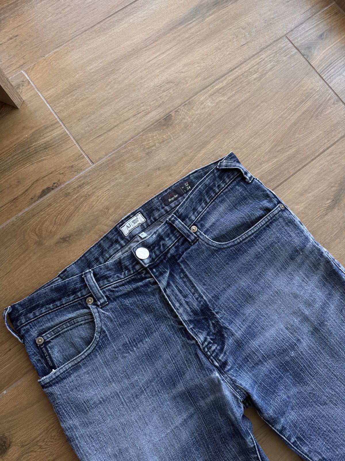 Armani Vintage Armani Japanese Denim Regular Jeans Size US 32 / EU 48 - 5 Thumbnail