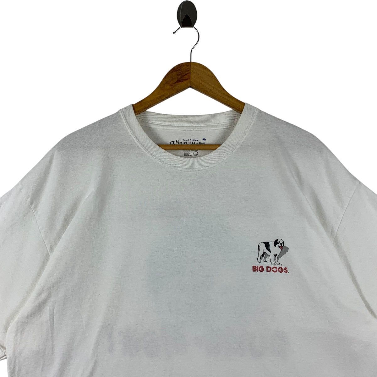 Big Dogs × Vintage Vintage BIG DOGS back hit printed tee Size US XL / EU 56 / 4 - 3 Thumbnail