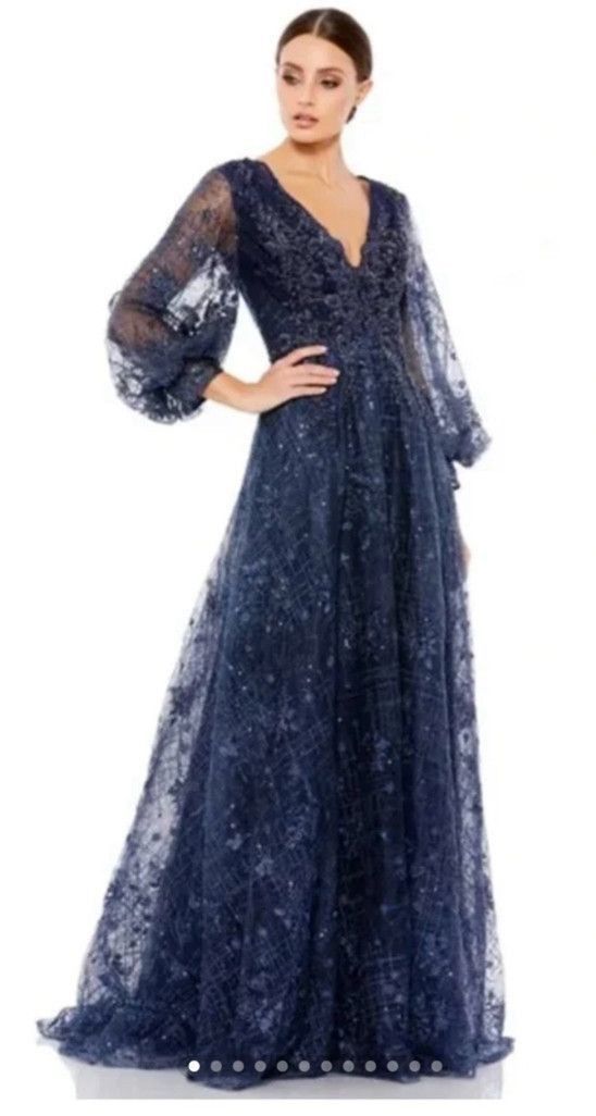 Mac Duggal Women's Unbranded Dress Blue Size 8 Size M / US 6-8 / IT 42-44 - 1 Thumbnail